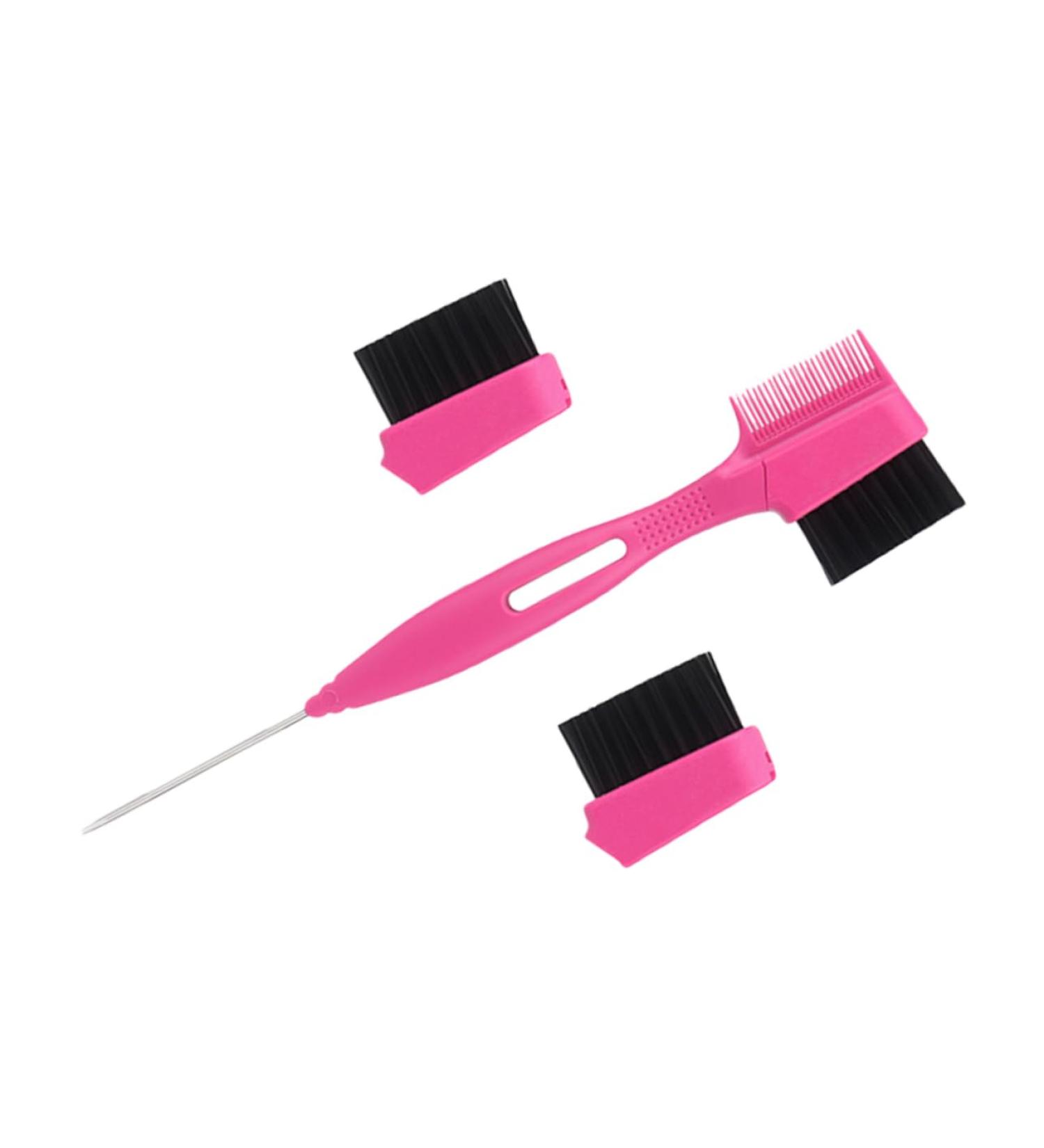 Premium Steel Needle Eyebrow Brush & Eyelash Comb Set for Women - Perfect Brow Styling & Grooming Tools - Buy Online on GoSupps.com