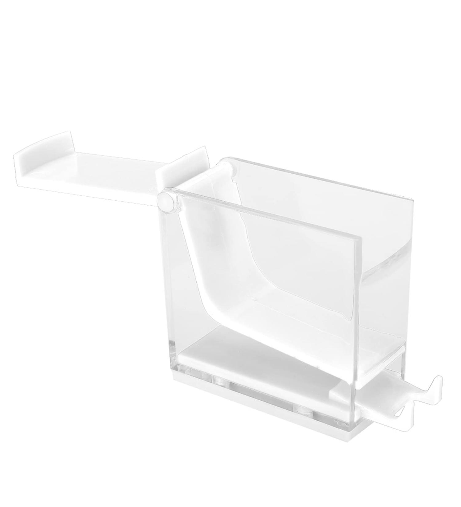 Ververt Touch Dental Cotton Roll Dispenser - White Press Type Holder for Dentists | 10cm Cotton Roll Divider Case - Buy Online on GoSupps.com