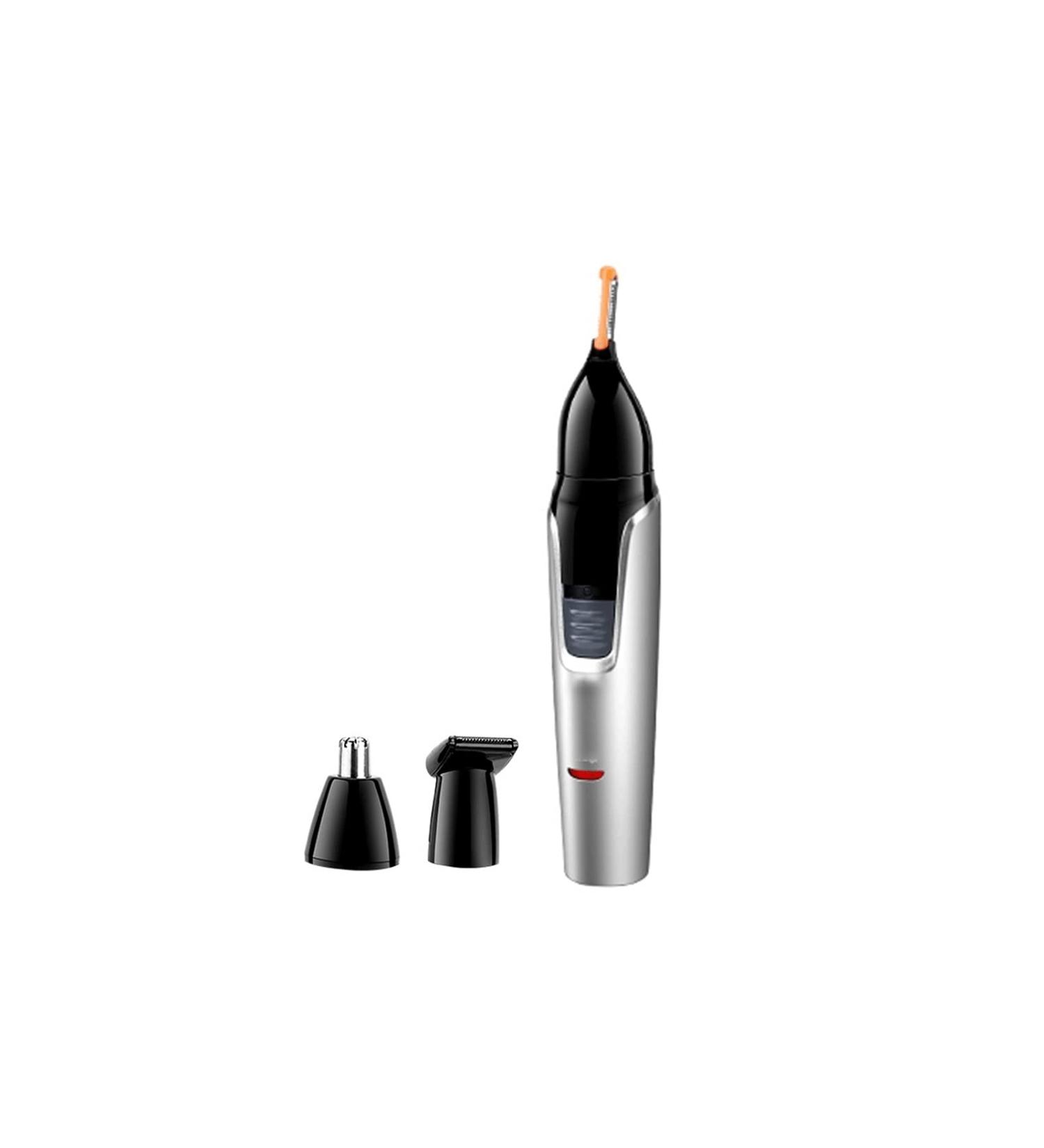 Rechargeable 3-in-1 Nose Hair Trimmer & Beard Shaver for Men | Ear & Eyebrow Hair Removal - Buy Online on GoSupps.com