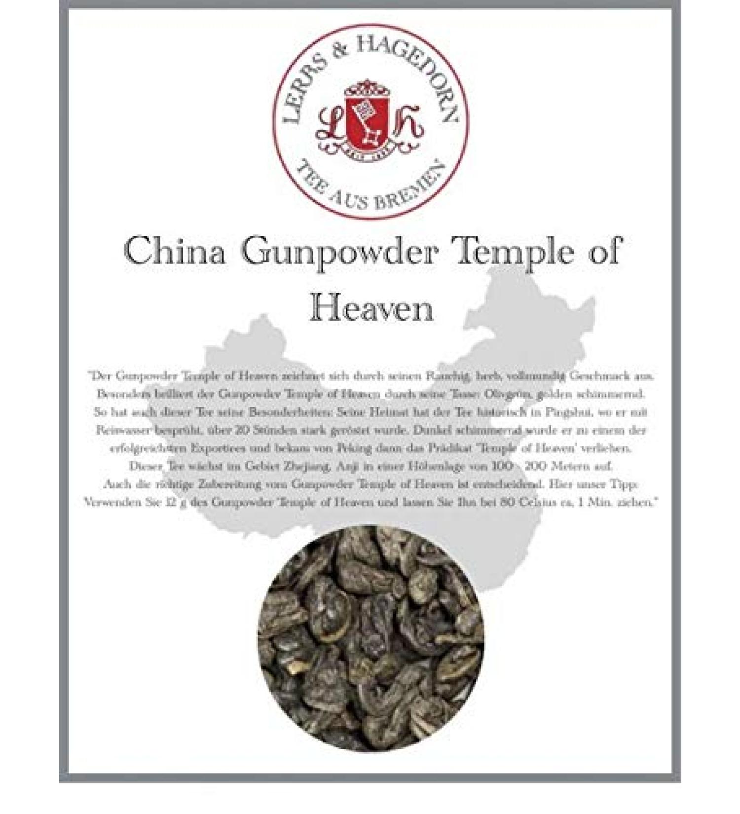  Lerbs & Hagedorn Chinese Gunpowder Temple of Heaven 2 kg - Buy Online on GoSupps.com