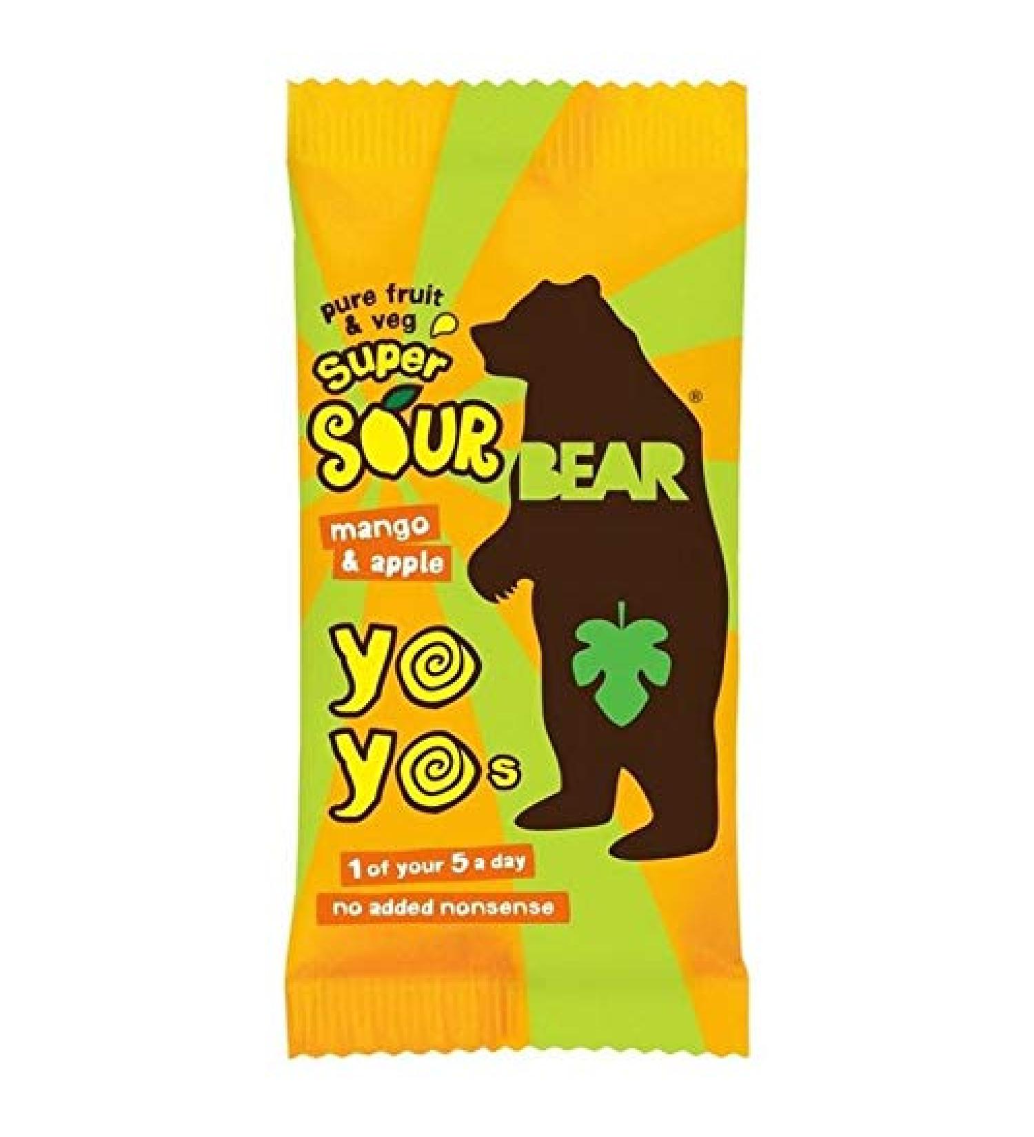 Wear Yoyos Of Super Sour Mango Fruit And Apple 20G