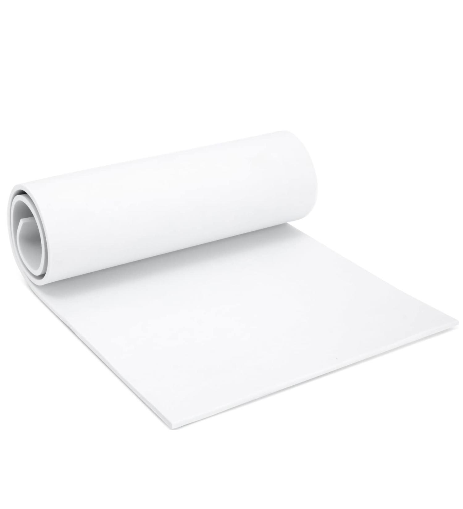 6mm High Density EVA Foam Roll for Cosplay Armor & DIY Projects - 14x39 in White Foam Sheet - Buy Online on GoSupps.com