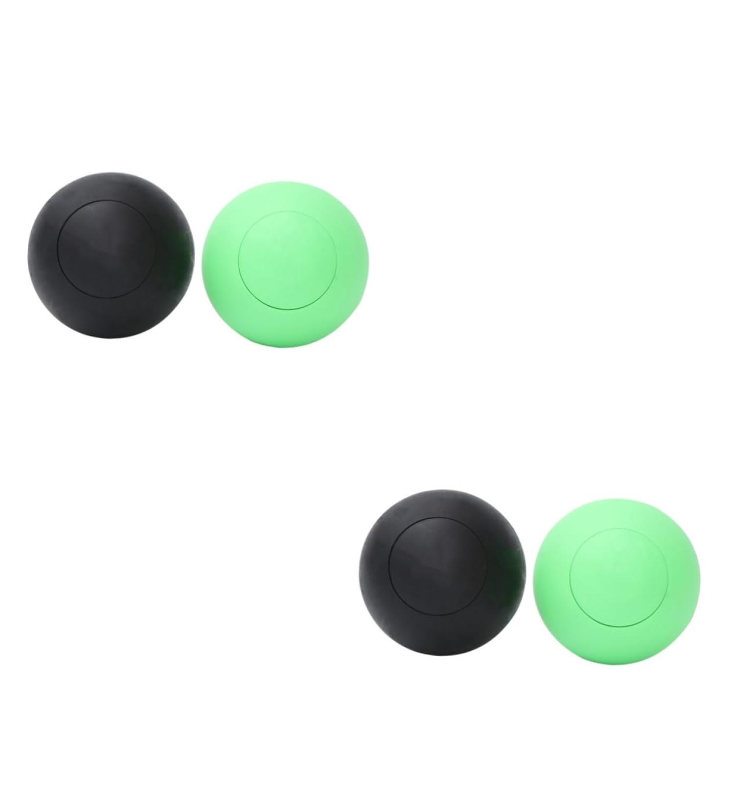 Magiclulu 4-Piece Elastic Back Roll & Yoga Massage Balls - Improve Flexibility & Release Tension - Pilates Fascia Balls 6.3x6.3 cm - Buy Online on GoSupps.com