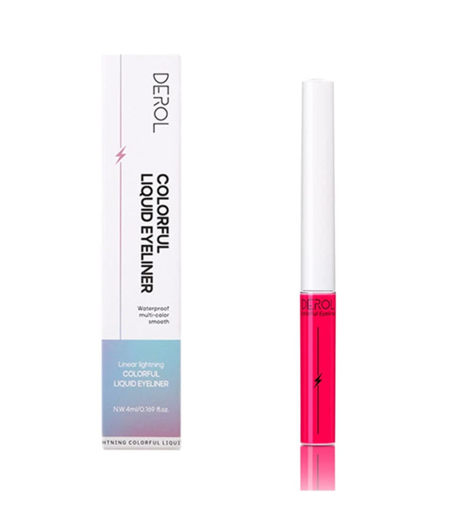 Mysense UV Matte Liquid Eyeliner Red Eyeliner Neon Nice Colour Eye Liner Waterproof & Smudgeproof Fluorescent Body Face Paint Makeup for Daily Wear and Halloween Christmas 05 - Buy Online on GoSupps.com