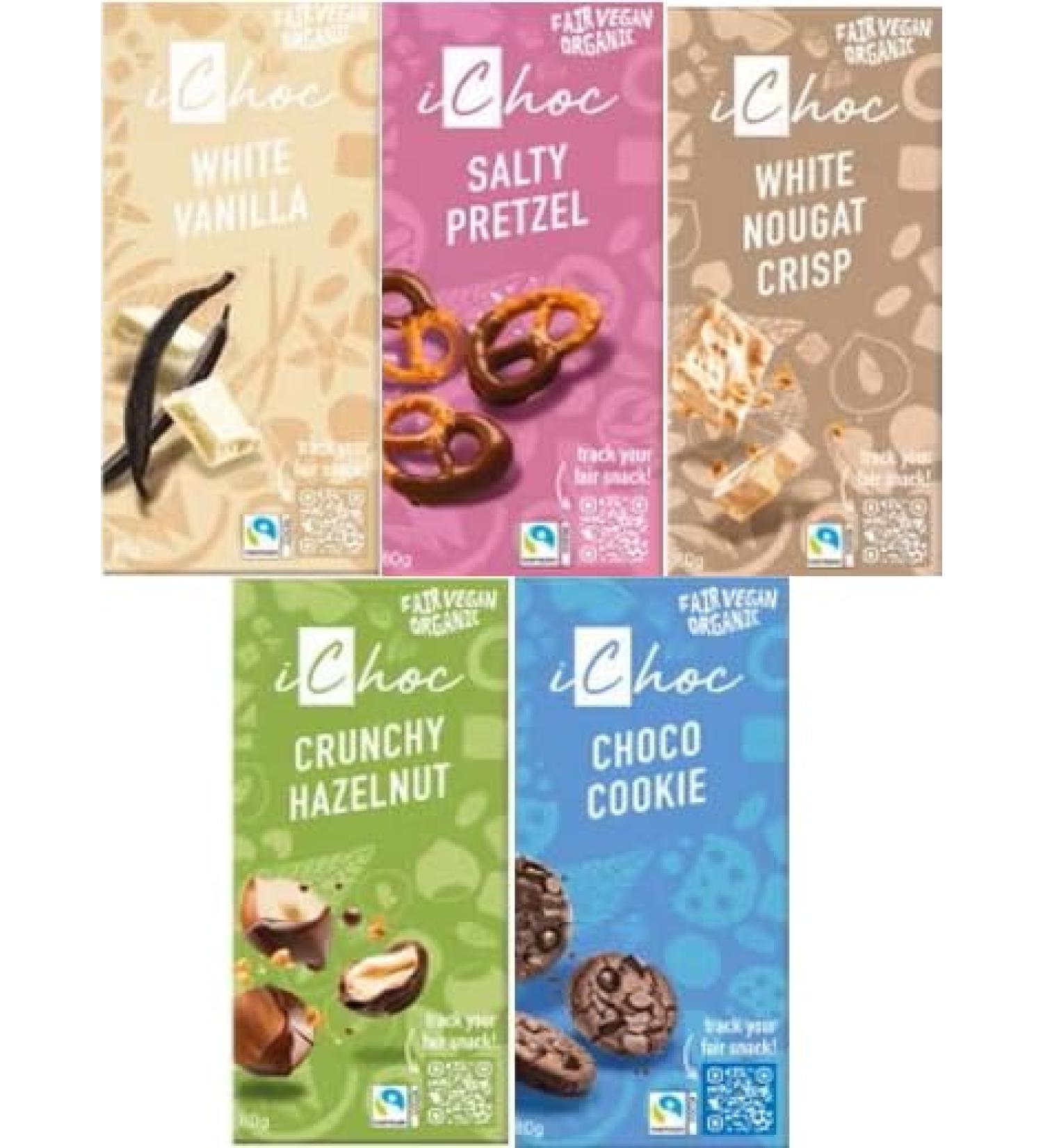 iChoc Mix | Vegan chocolate | 5 x 80g