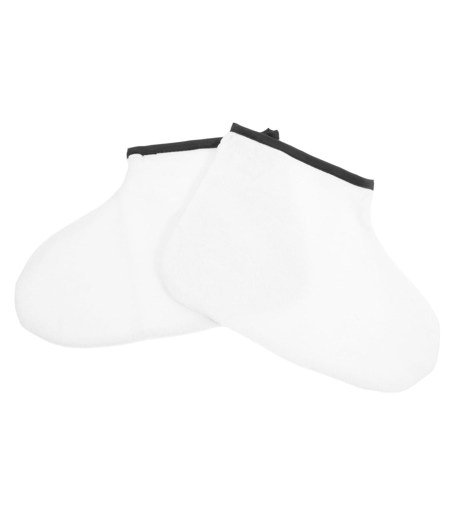 PartyKindom Masques pour Pieds Paraffine Coton Taille Standard Couverture Chauffante Soin Hydratant Professionnel Spa Soin Beaut Pieds Beige Noir Usage Salon - Buy Online on GoSupps.com