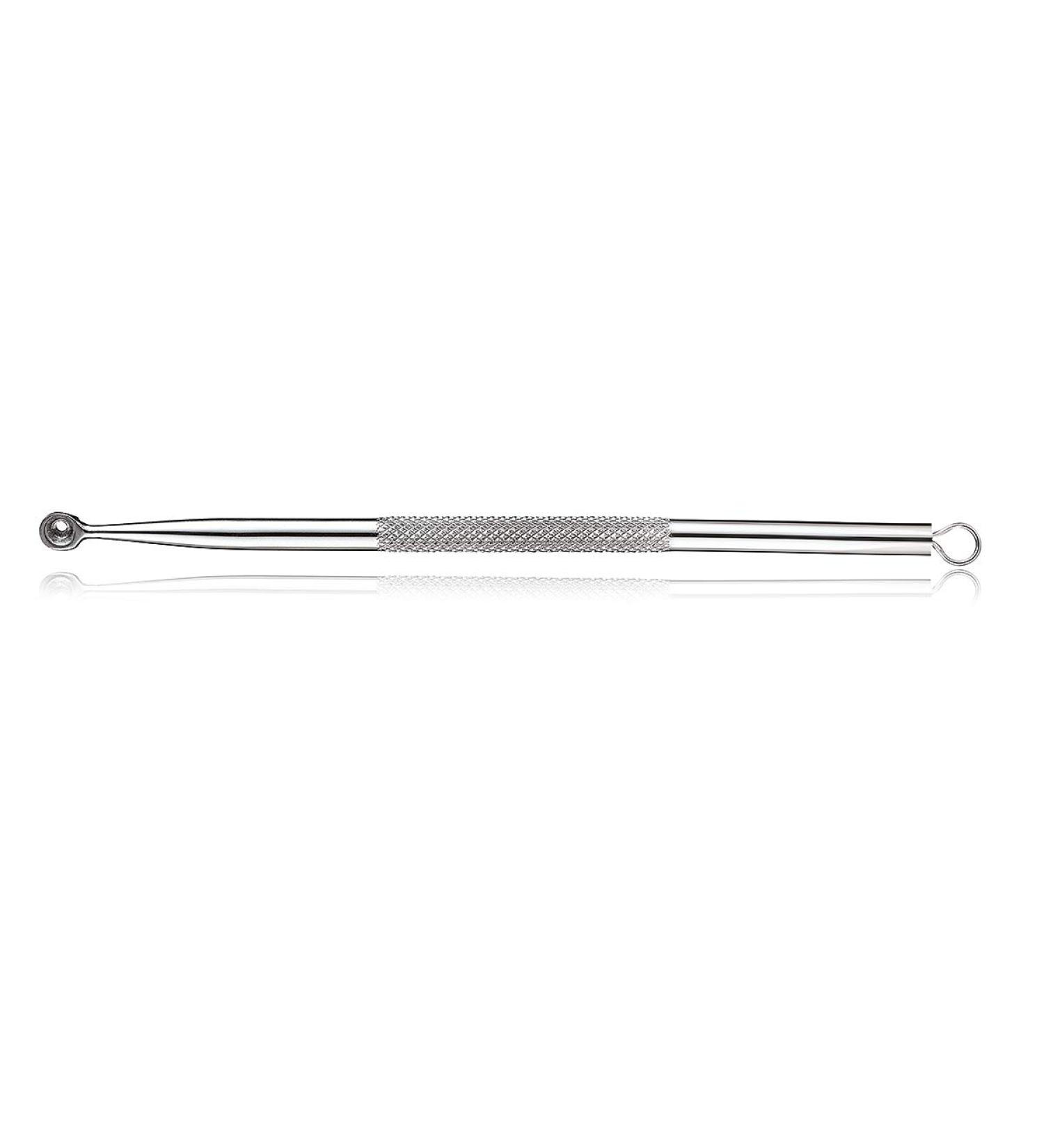 Comedone lifter with 2 eyelets blackhead remover