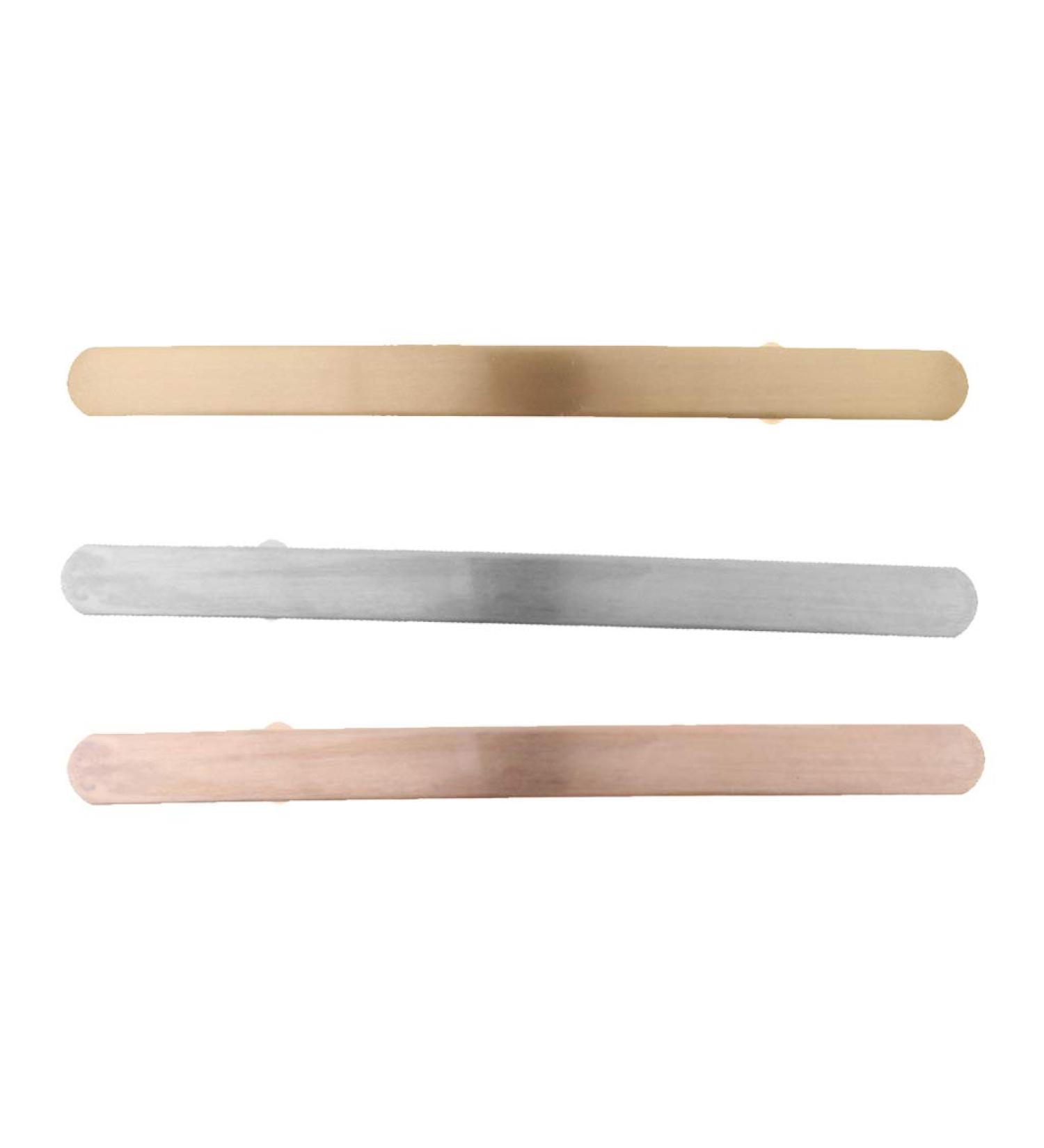 3 Long Skinny Metal French Barrette Clamp Ponytail Holder - Buy Online on GoSupps.com