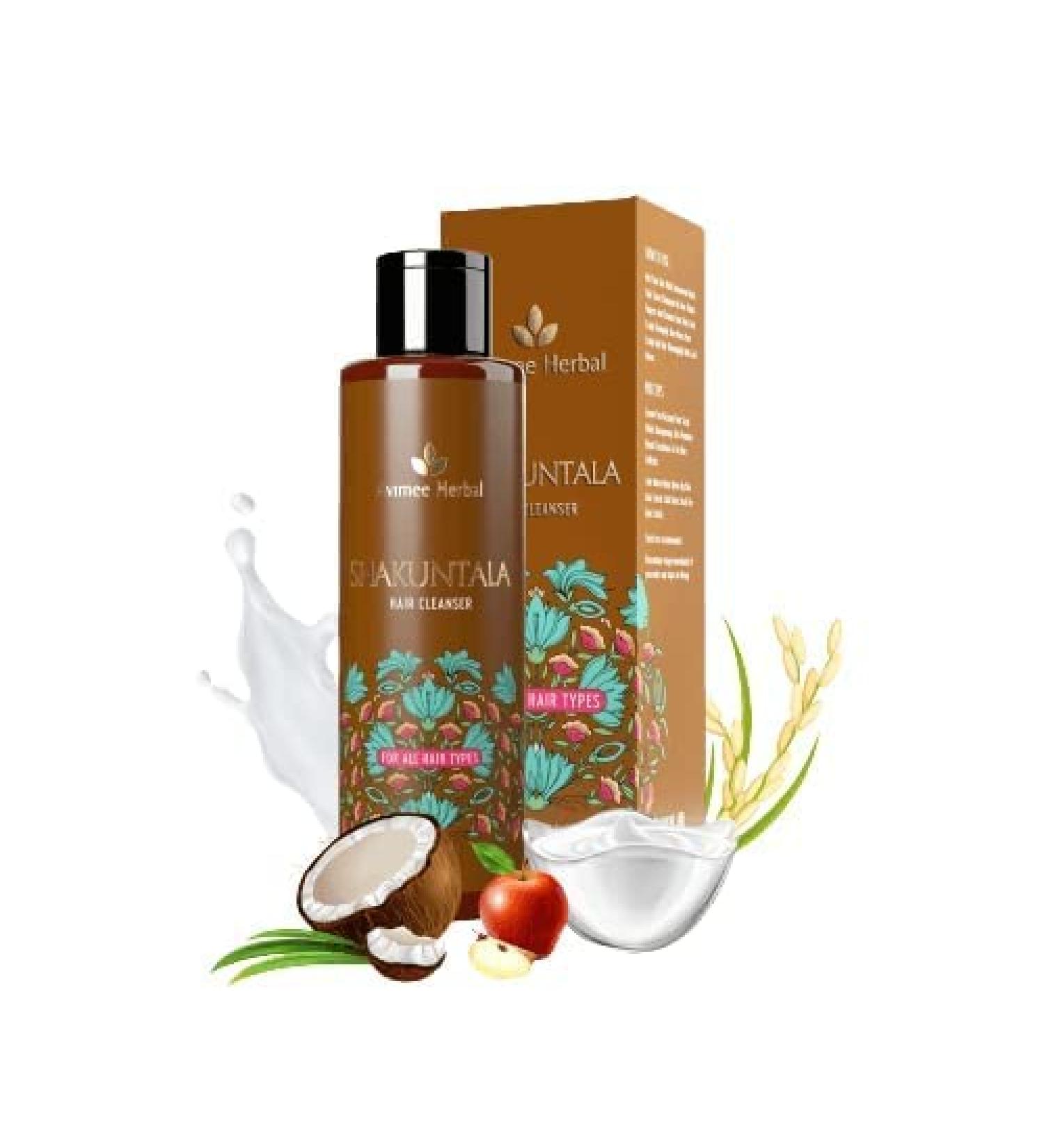  QURA QURA Shakuntala Hair Cleanser | For all hair types | Recommended for daily use | SLS and paraben free | Reduces dandruff with curd and milk | 200 ml - Buy Online on GoSupps.com