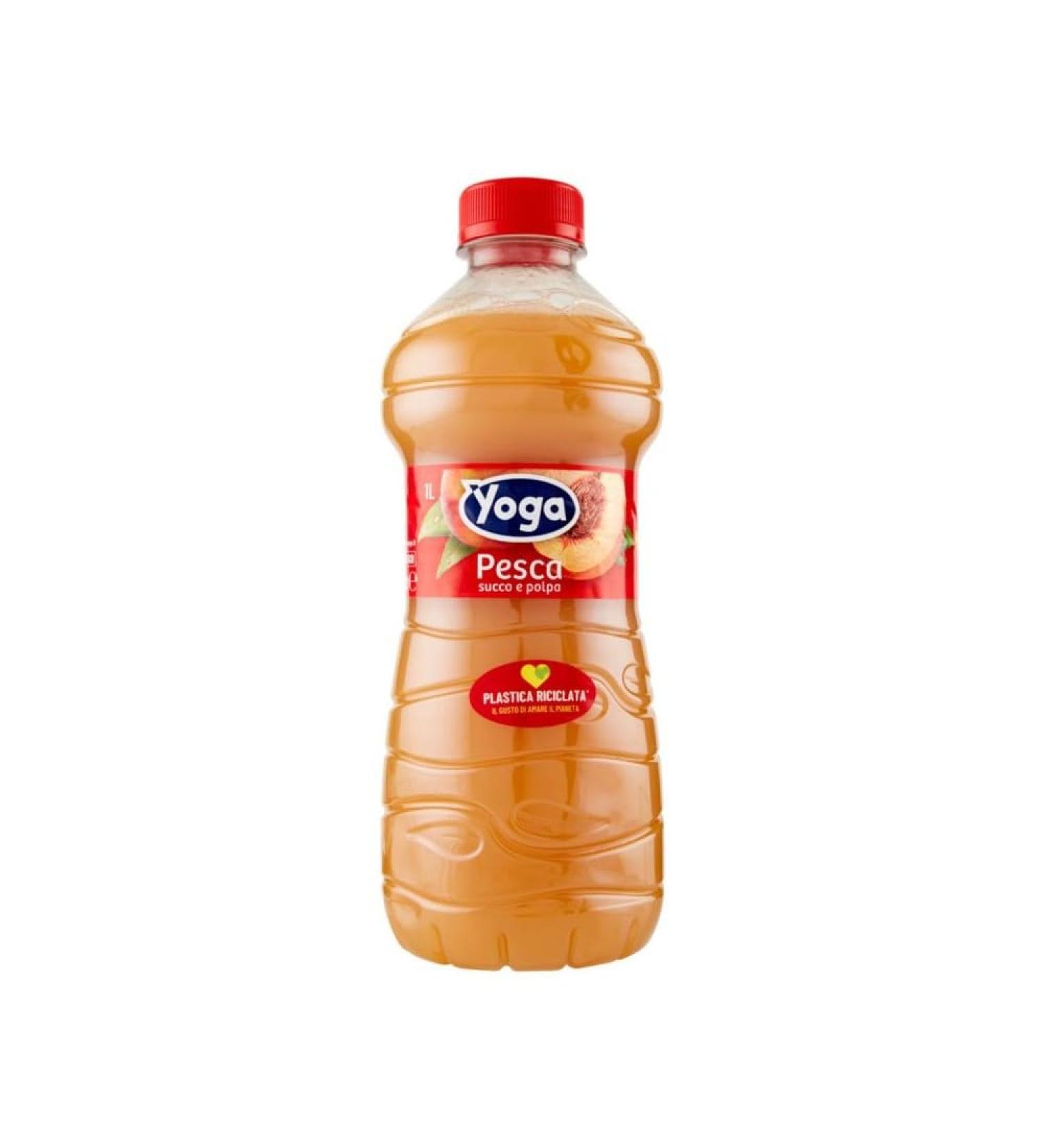  Yoga Yoga - Peach Juice & Pulp - 1000ml Pack of 6  - Buy Online on GoSupps.com