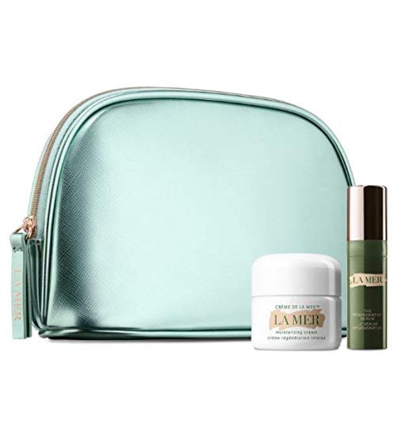 La Mer Regenerating Mini Miracles Skin Care Set Includes Creme De La Mer 0.5 Oz and La Mer Regenerating Serum 0.17 Oz