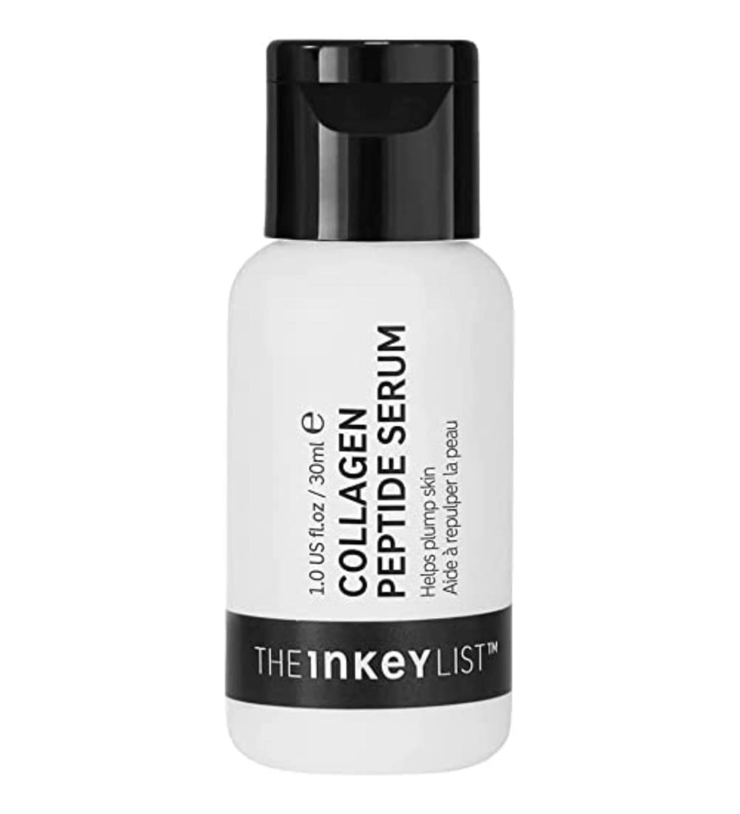 The INKEY List Collagen Peptide Serum to plump and firm skin to reduce fine lines and wrinkles 30 ml