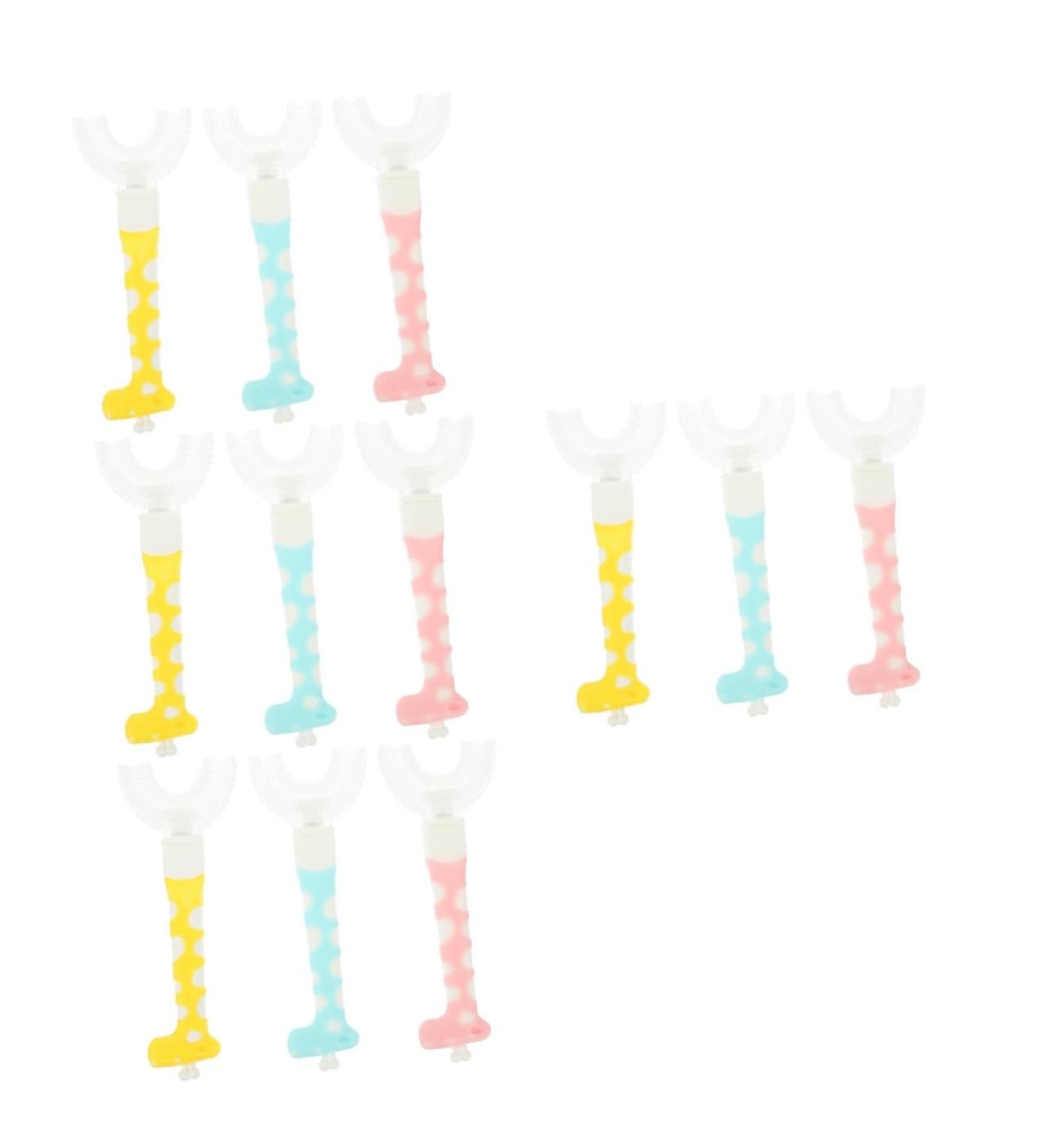 Minkissy 12-Pack Children's Silicone Toothbrushes & Heated Eye Pads - Safe Mouth Cleaning Tools for Kids - Buy Online on GoSupps.com