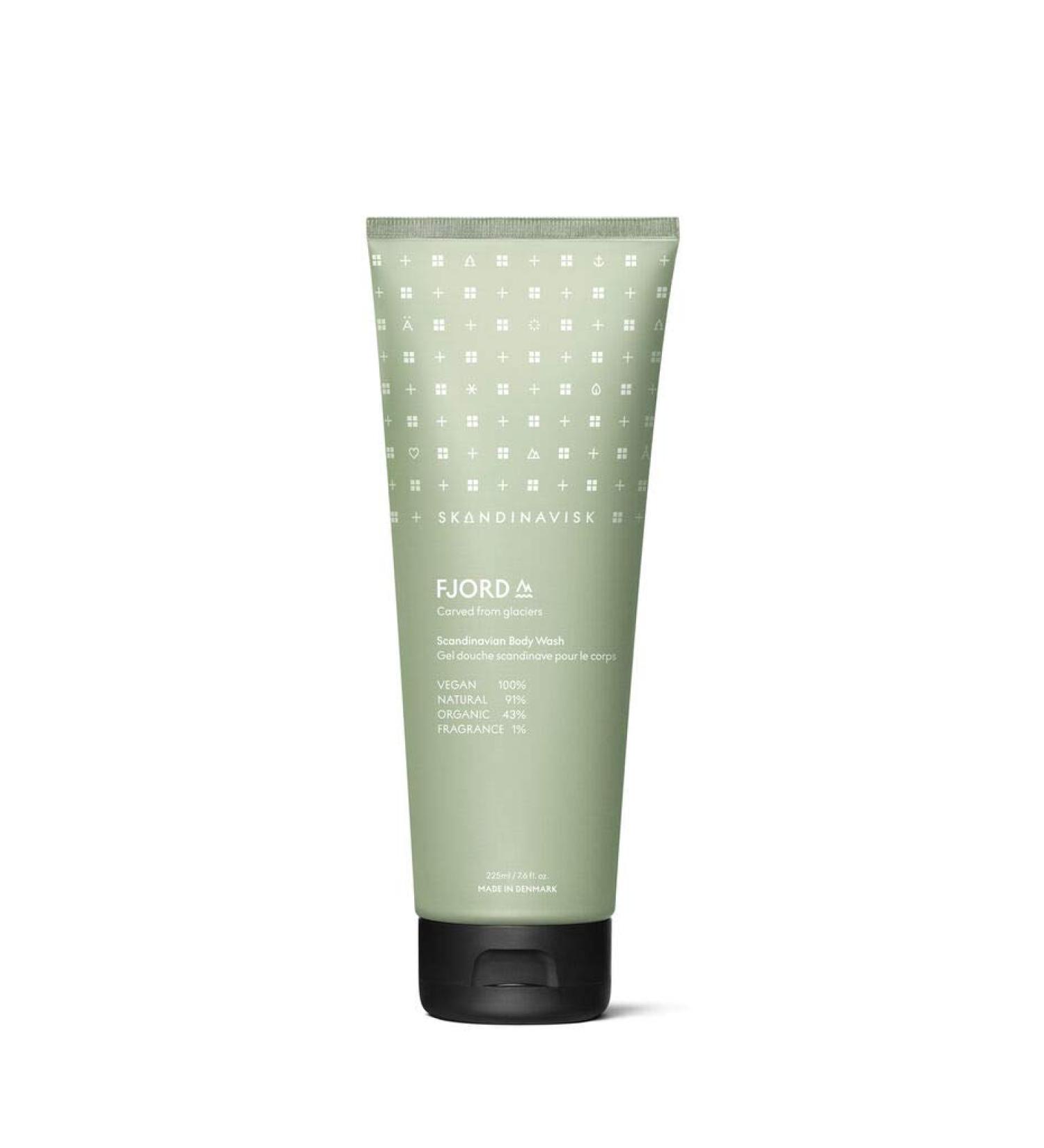 Skandinavisk FJORD Organic Body Wash. Fragrance Notes: Apple and Pear Blossom Orchard Fruits and Redcurrants. Vegan formula. 225 ml - Buy Online on GoSupps.com