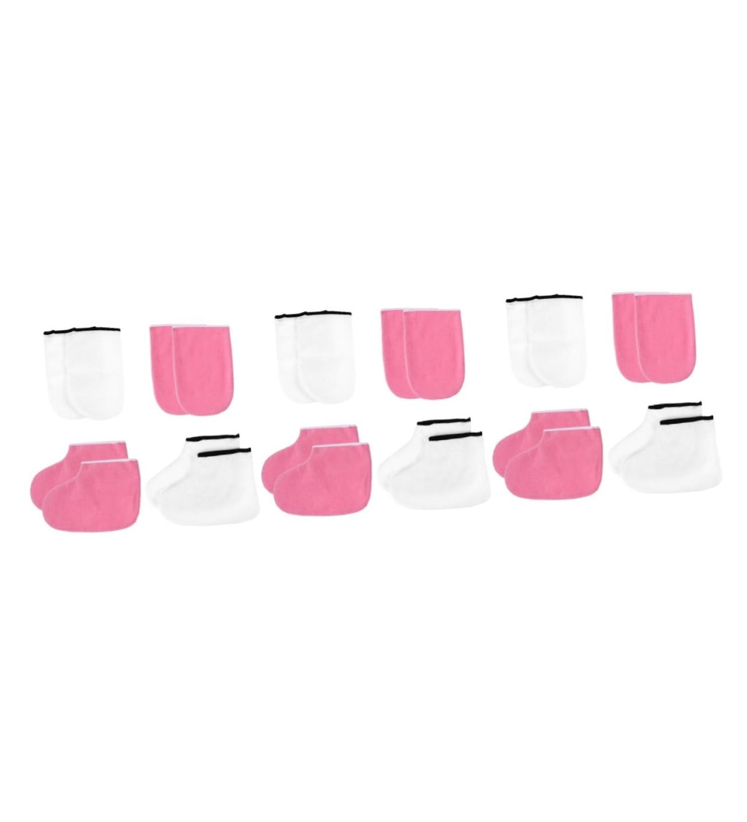 POPETPOP 6 Sets Leather Horn Boots Foot Care Covers Wax Sock Paraffin Wax Bath Gloves Paraffin Wax Booties Practical Wax Heat Cover Nursing Cover Spa Polyester Lining Work - Buy Online on GoSupps.com