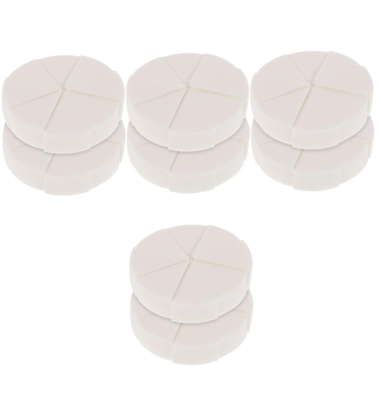 Angoily 8 Sets Triangular Sponge Puff Finger Puff Foundation Sponge Blending Sponges for Makeup Triangle Puffs Mixture Foundation Puff White Make up Cosmetics Girl Emulsion - Buy Online on GoSupps.com
