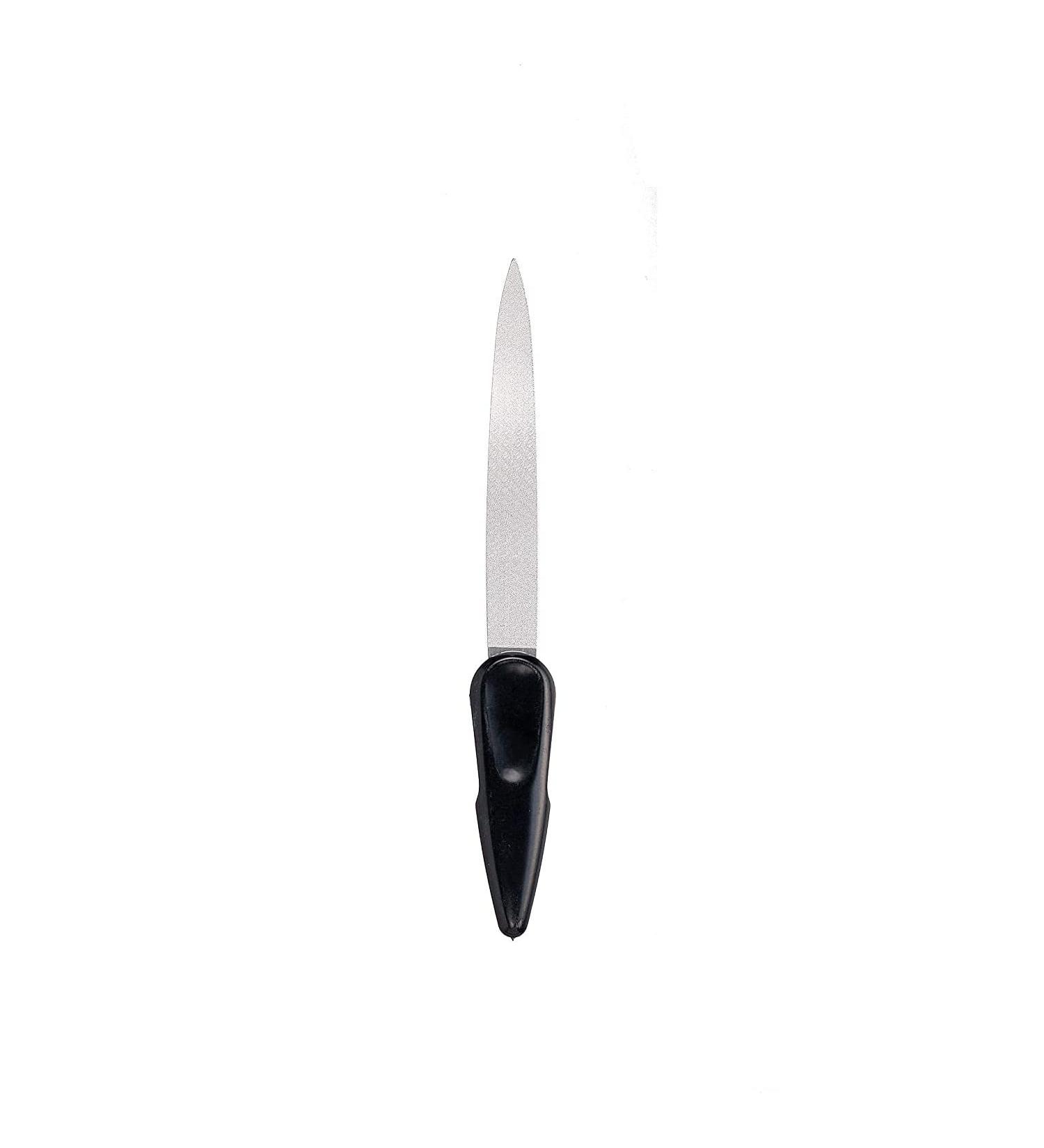 SEKI EDGE SS-404 Curved Natural Nail File - Professional Grade Stainless Steel File - Buy Online on GoSupps.com
