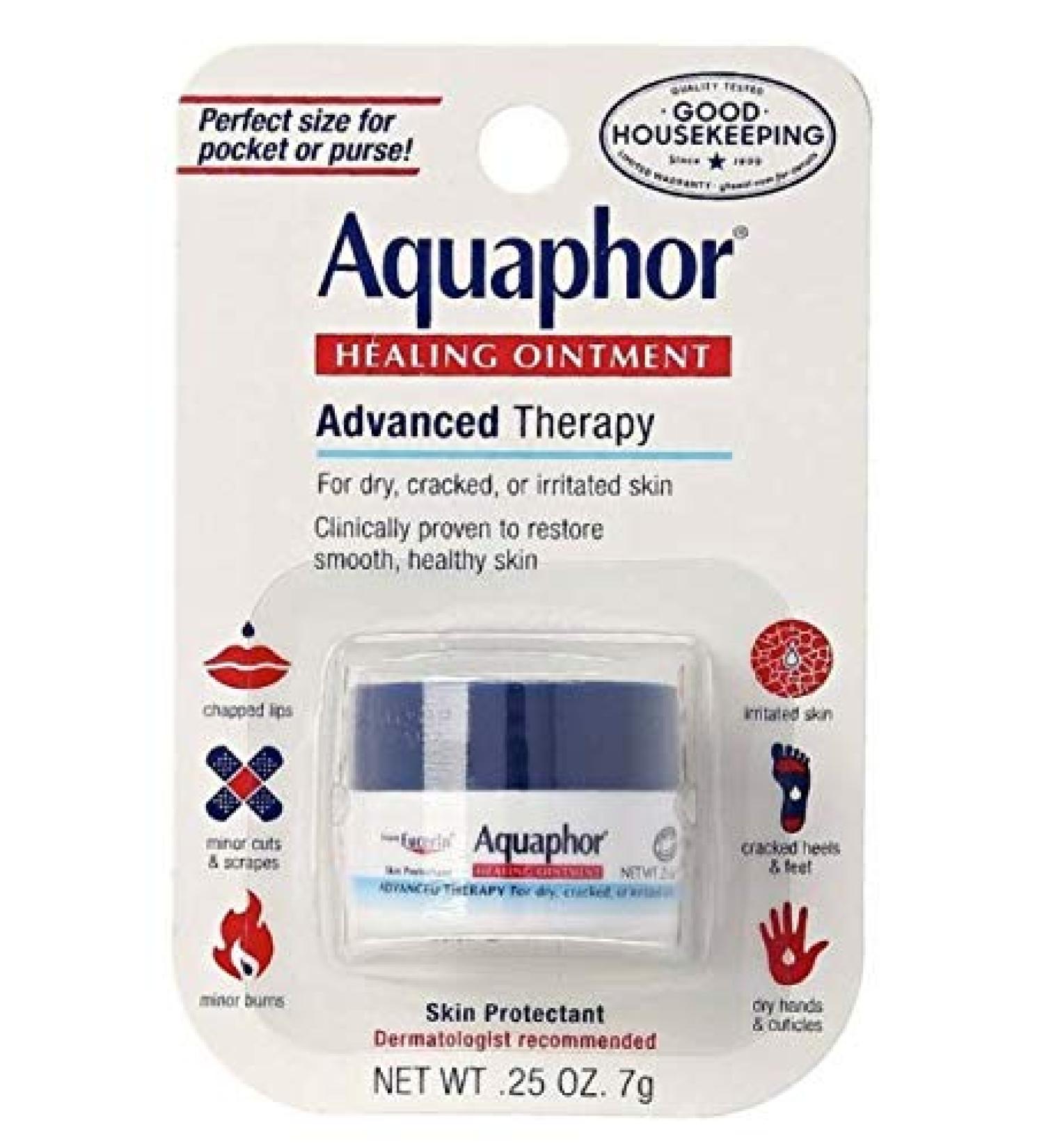 Aquaphor Healing Ointment 0.25 oz (Pack of 2) | Advanced Therapy Skin Protectant - Buy Online on GoSupps.com