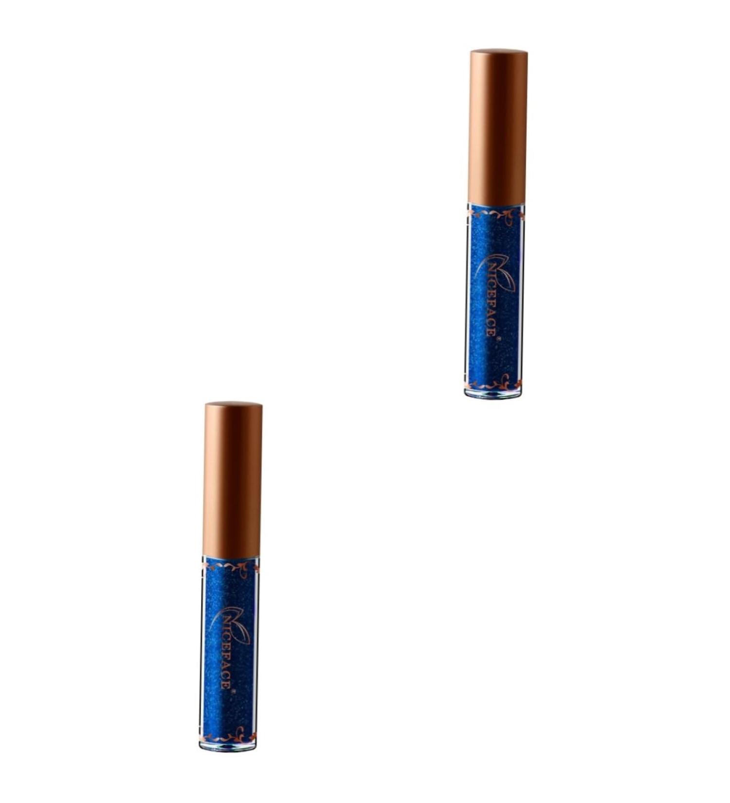 FOMIYES 2pcs Glitter Eye Shadow Liquid Eyeshadow Glitter Colorful Eyeliner Pen Liquid Eyeliner Water Proof 1 count (Pack of 1) As Shownx2pcs - Buy Online on GoSupps.com