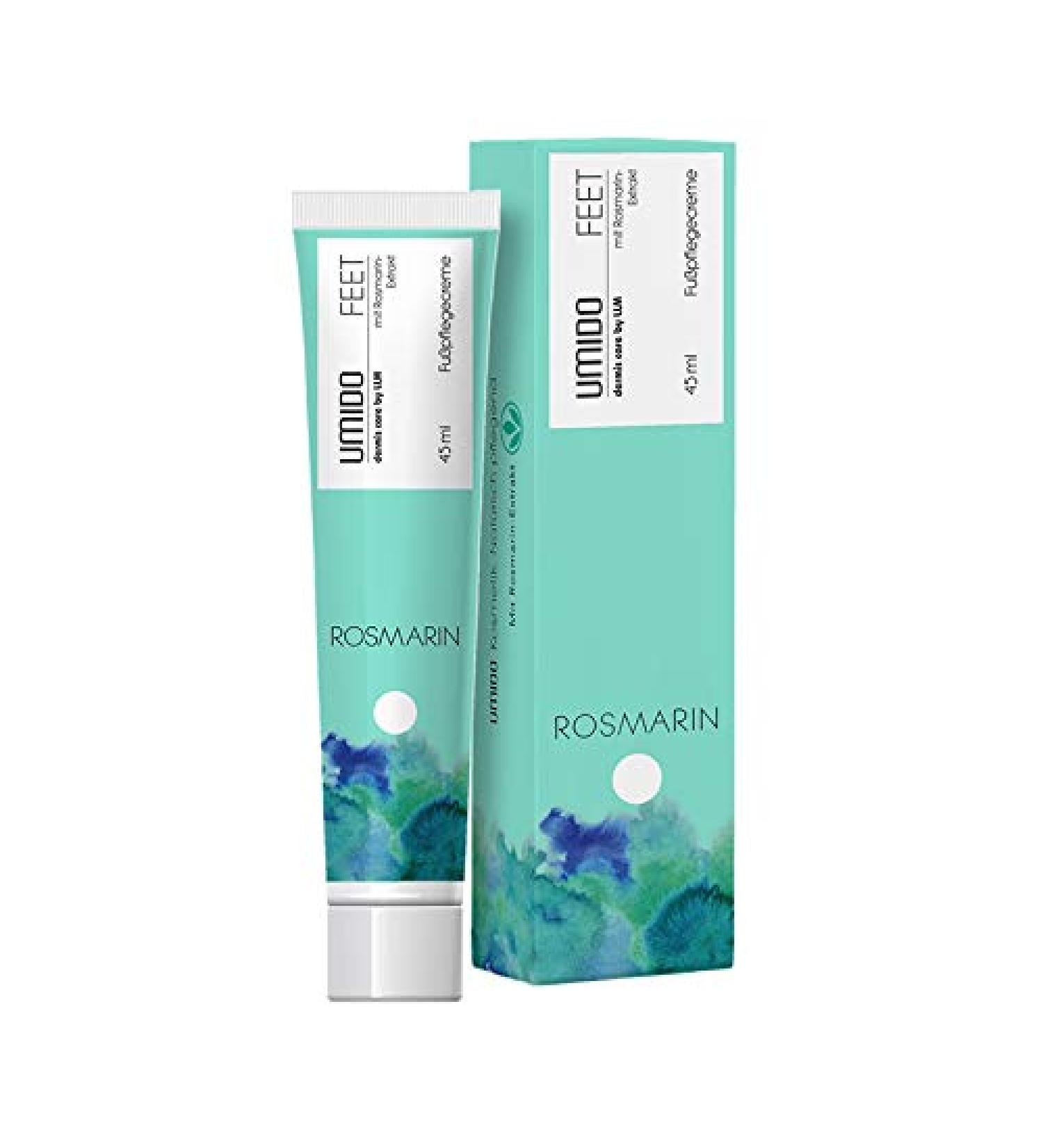 UMIDO Foot Cream 45ml with Rosemary Extract | Nourishing Foot Balm & Lotion | Ultimate Foot Care Solution - Buy Online on GoSupps.com