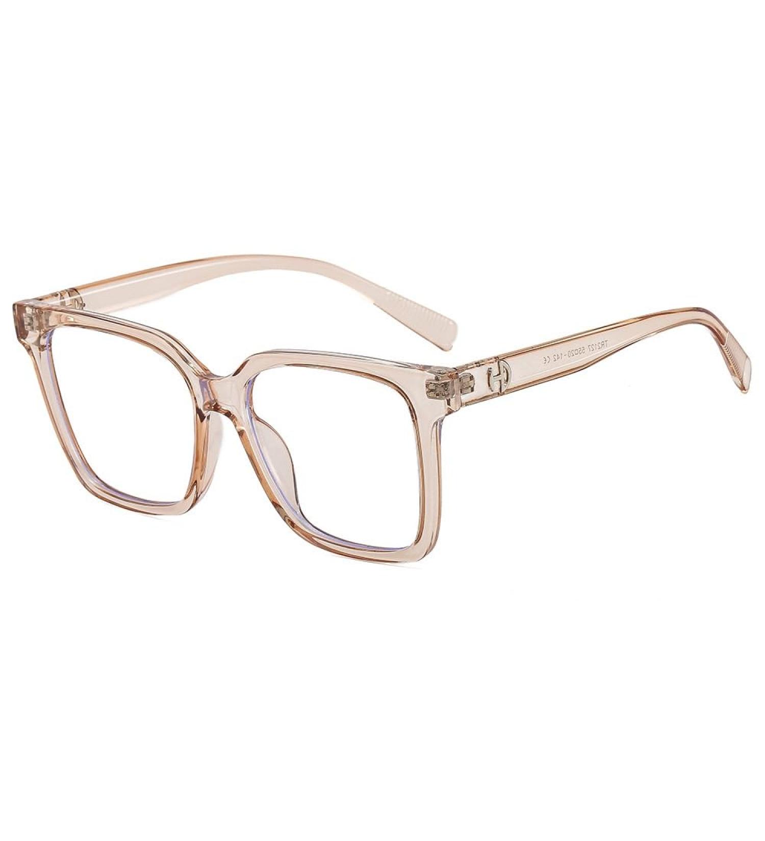 Fatigue Relief Oversized Blue Light Blocking Reading Glasses | Comfortable Computer Eyewear +0.00 Tea - Buy Online on GoSupps.com