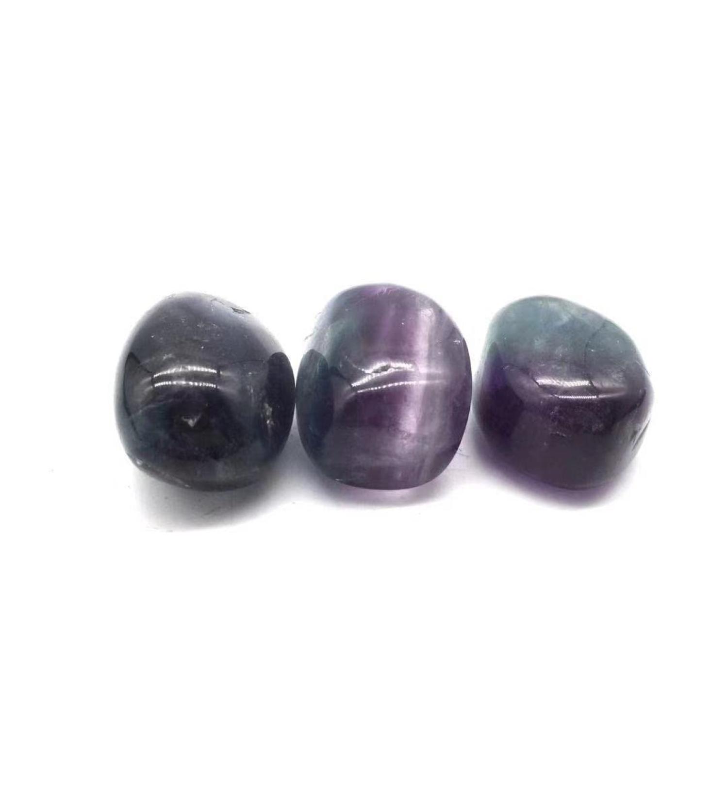 5pc 25mm-30mm Rainbow Fluorite Tumble Stones Polishing Gemstone for ERTEYIN - Buy Online on GoSupps.com