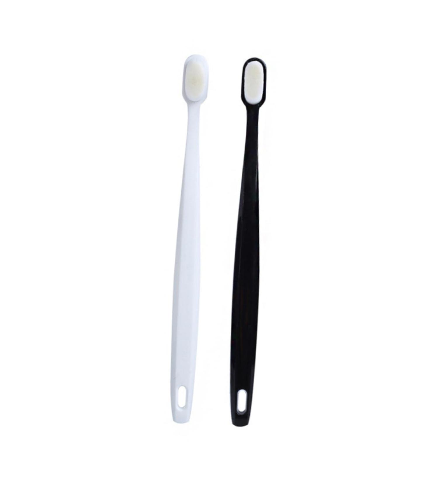 Minkissy 2-Pack Toothbrush Tool for Oral Care - Soft Fur Cleaning Brush for Dental Hygiene & Mouth Cleaning - Buy Online on GoSupps.com