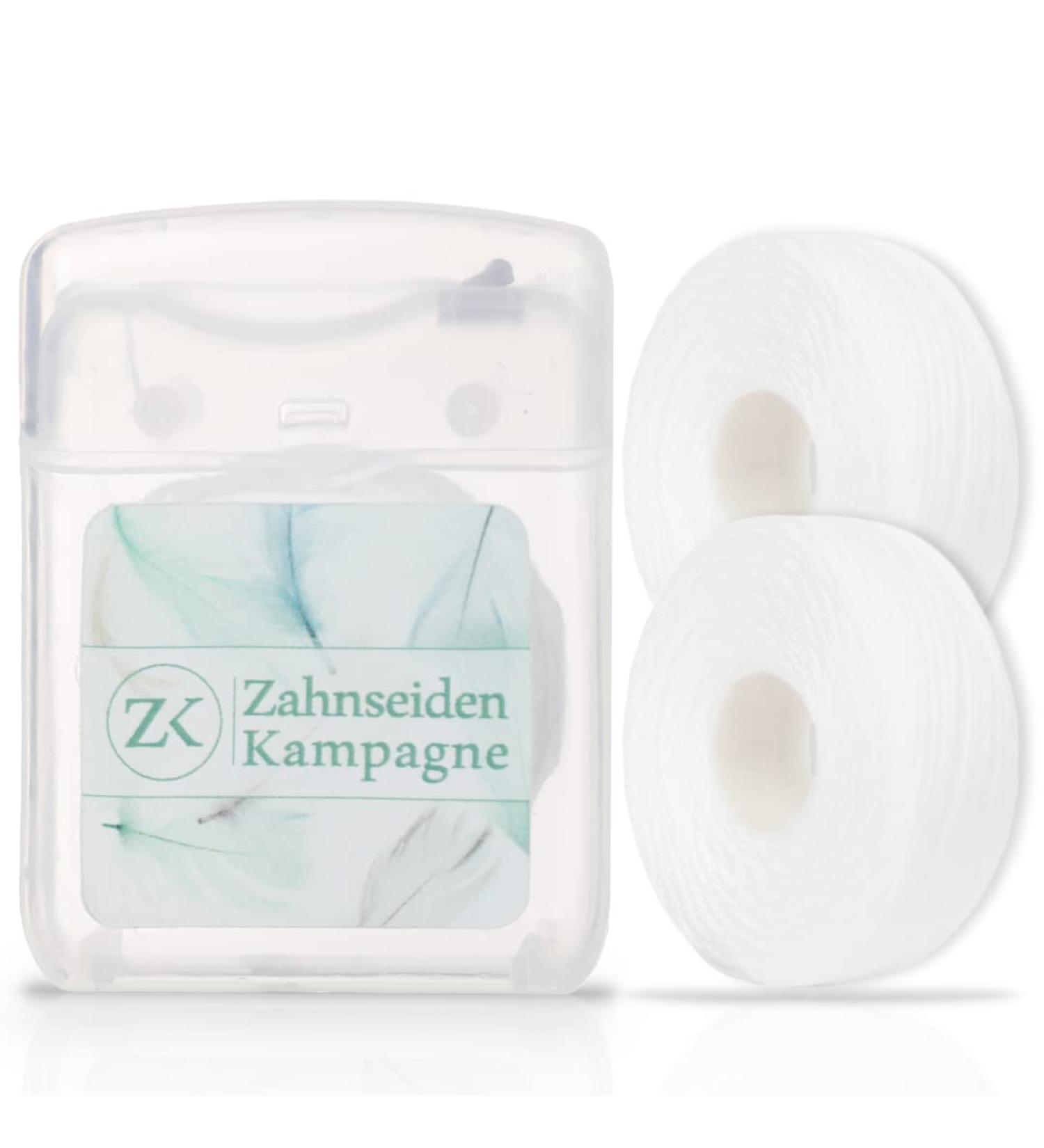 Fluffy Expanding Dental Floss Unwaxed - 150m Dispenser for Superior Oral Care | International Shipping Available - Buy Online on GoSupps.com