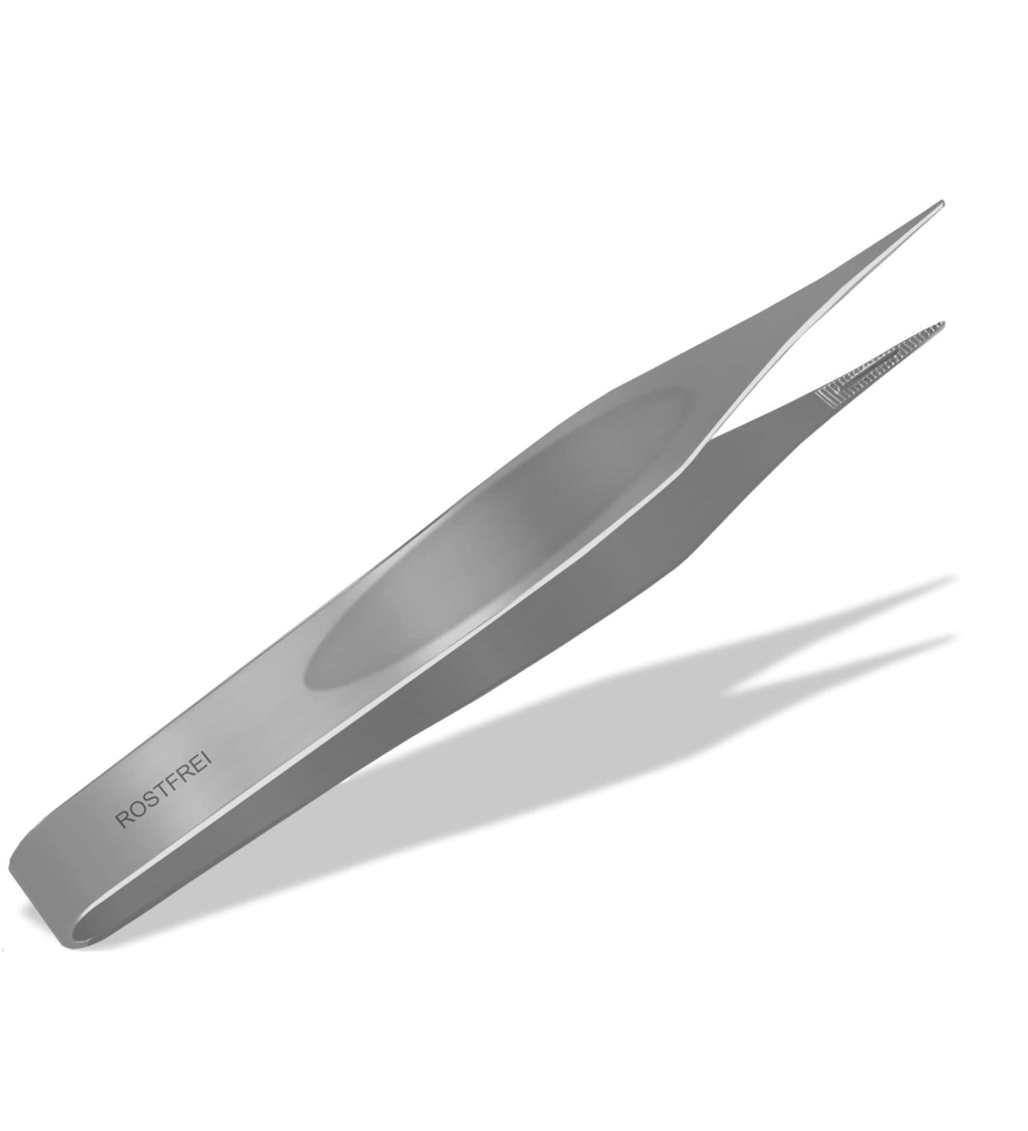 Professional Tick Removal Tweezers - 11cm Stainless Steel for Foreign Body & Splinter Removal | International Shipping - Buy Online on GoSupps.com