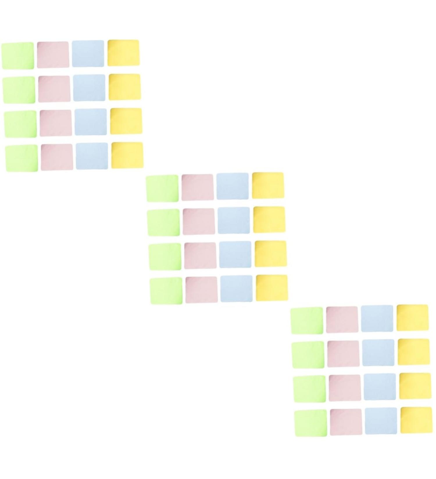 Healeved 60 Pcs Microfiber Cleaning Cloths - Lens & Glasses Cleaning Cloths Assorted Colors (18x15cm) - Perfect for Screens & Eyewear - Buy Online on GoSupps.com