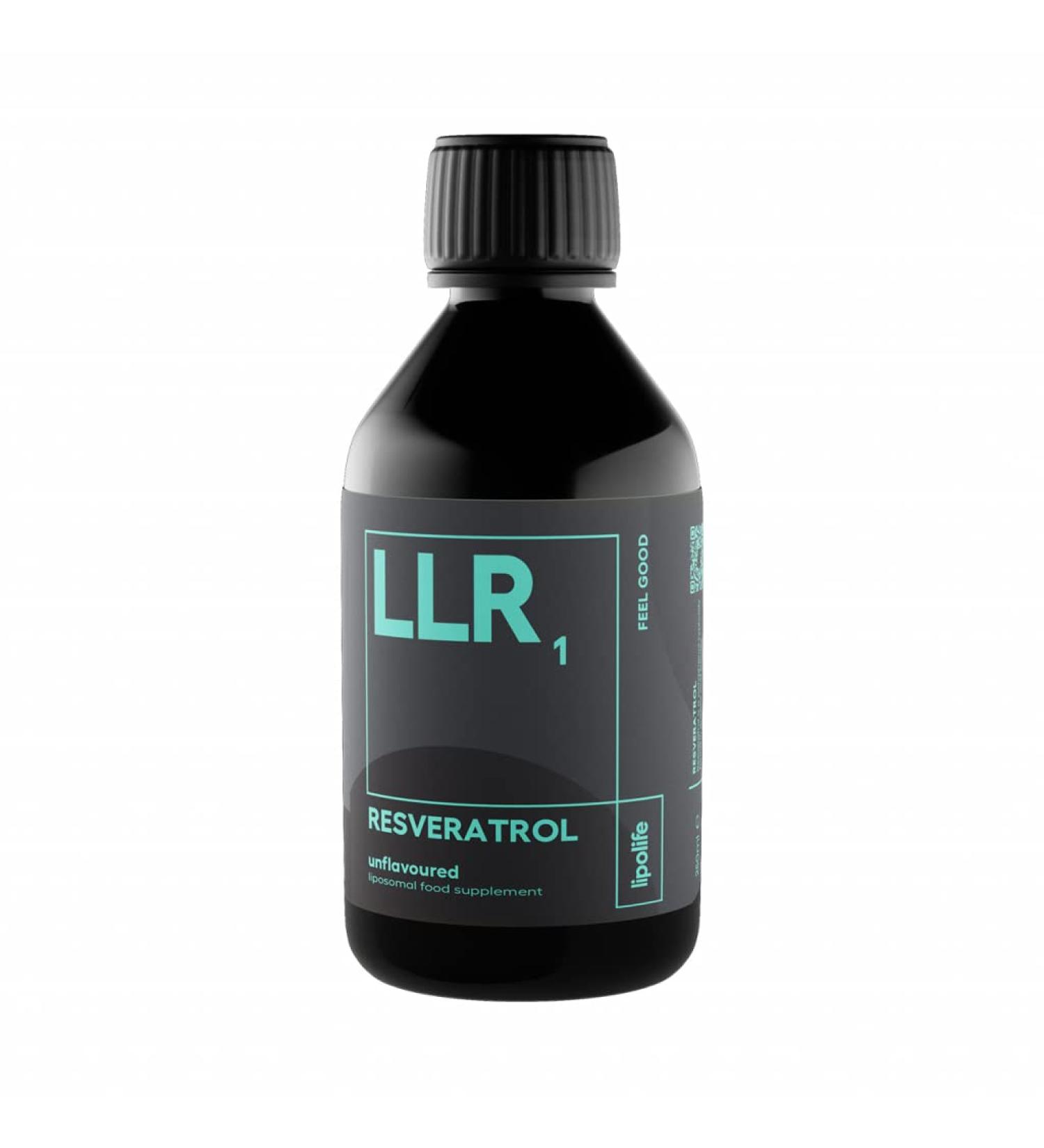 Lipolife LLR1 Liposomal Resveratrol 240ml - Advanced Nutrient Delivery - Buy Online on GoSupps.com