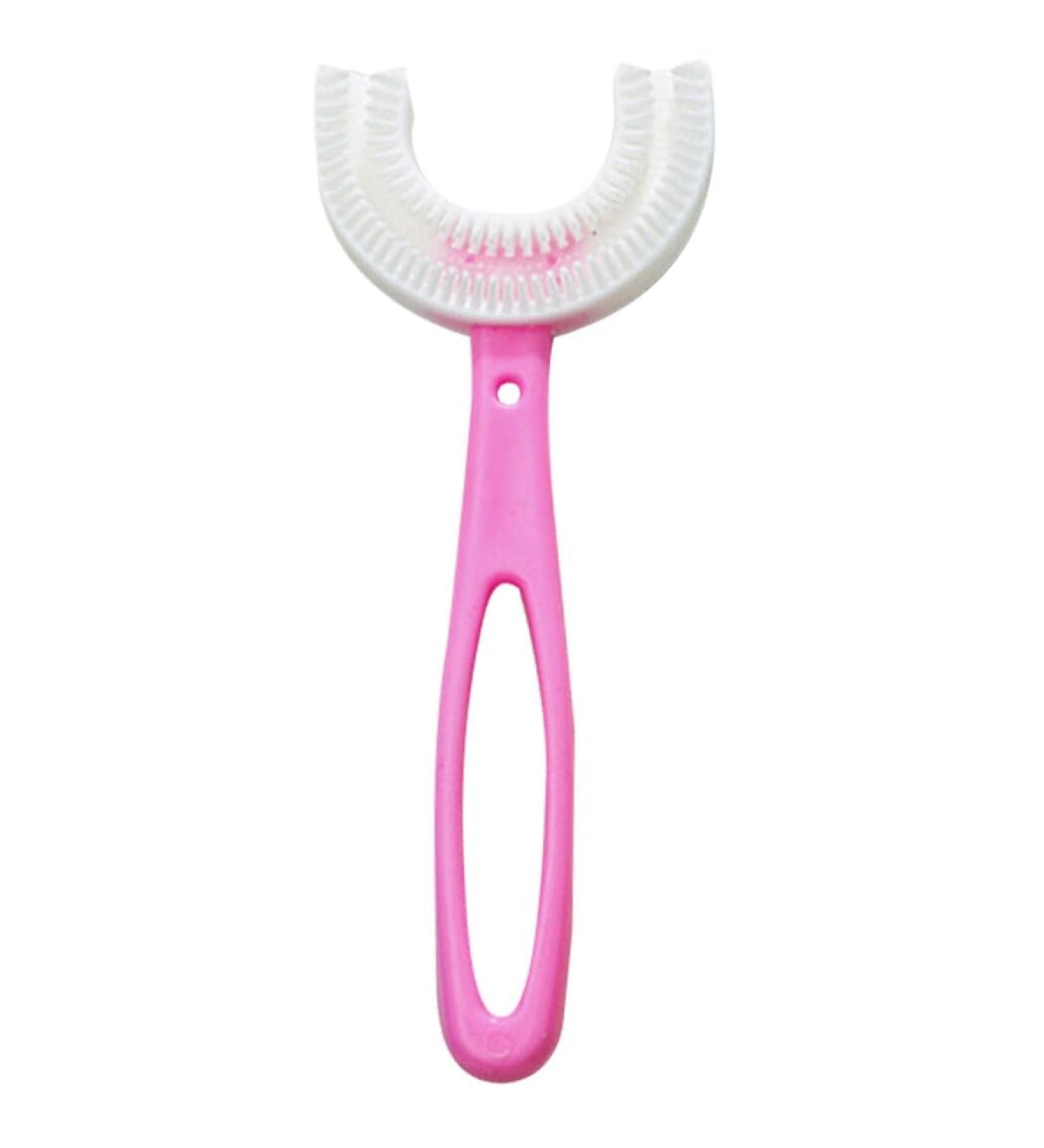 Cute Silicone Ergonomic Toothbrush | Safe Whole Mouth Cleaning for Bright Smiles - Buy Online on GoSupps.com