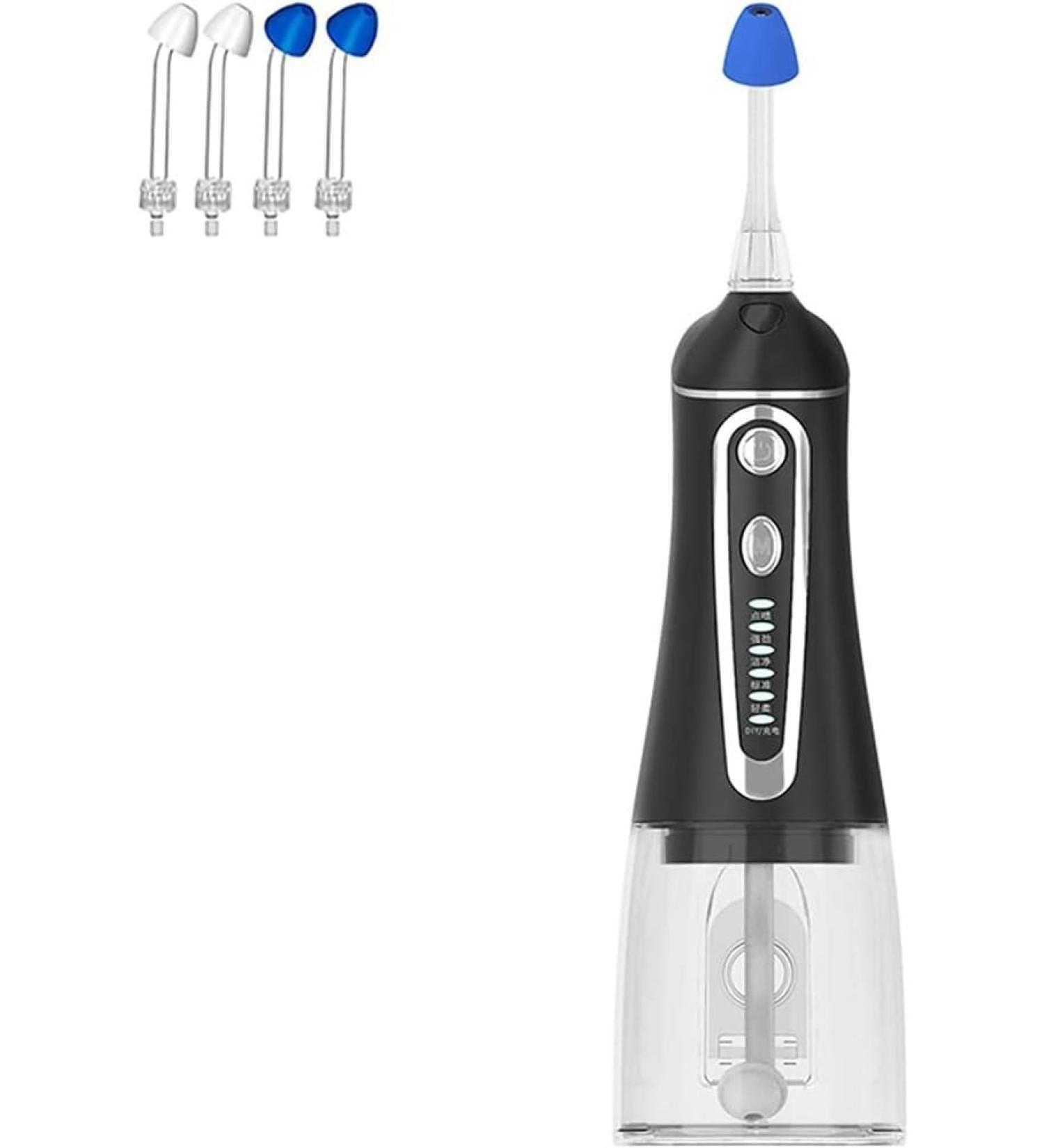 Sinus Rinse Kit 5 Cleaning Modes 4 Nozzles Nasal and Sinus Irrigation System 360 Degree Rotation Cleaner Nose Rechargeable Allergic Rhinitis Neti Pot (Color : Black) - Buy Online on GoSupps.com
