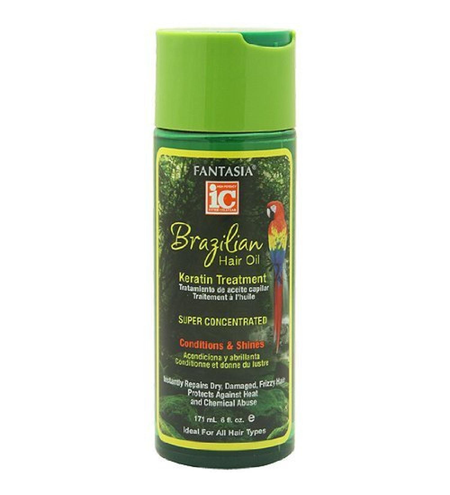Fantasia IC Brazilian Hair Oil Keratin Treatment Conditions & Shines 171ml