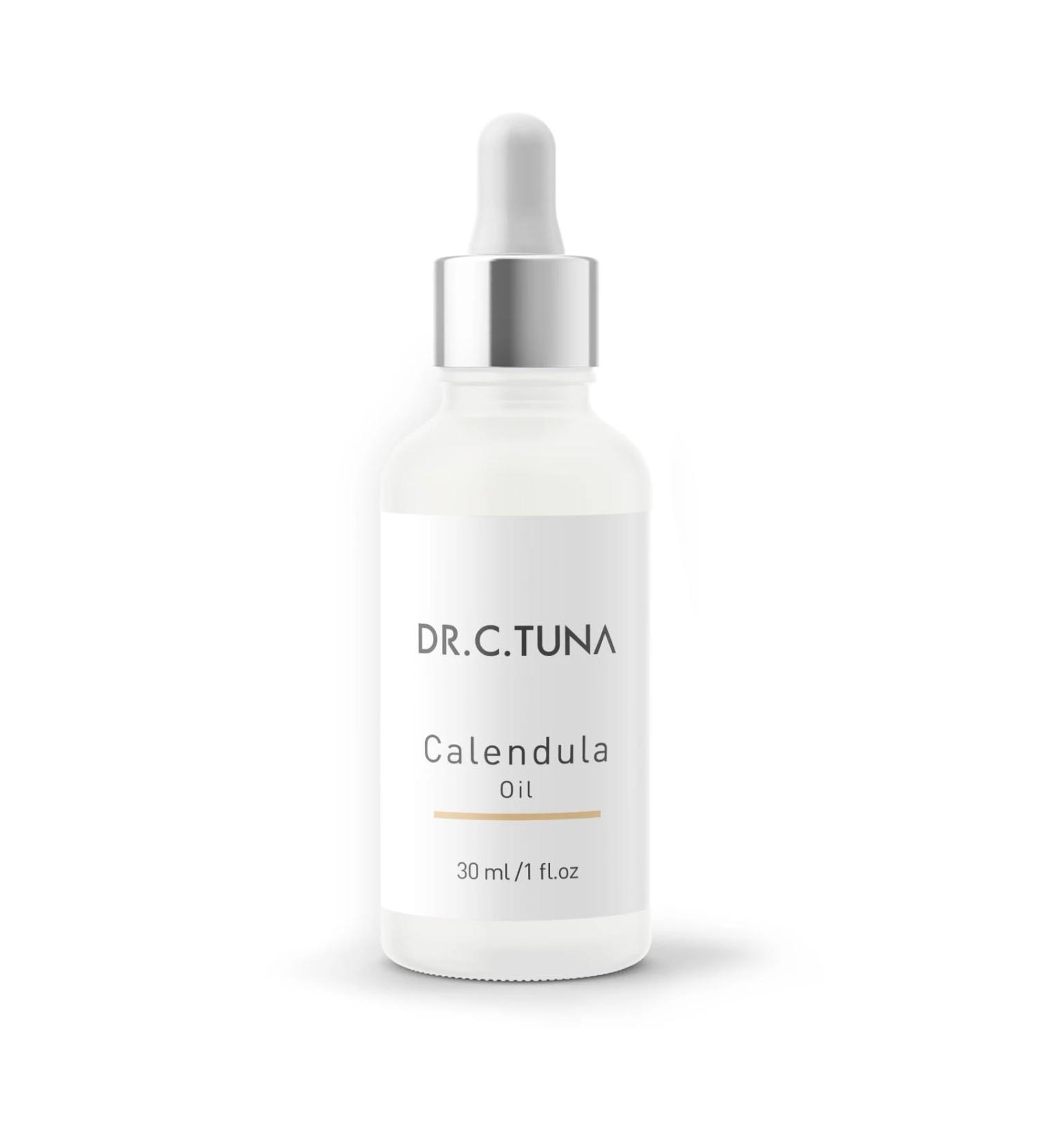 FARMASi Dr. C. Tuna Calendula Oil Moisturizing & Nourishing For Skin Face and Body It Nourishes the Skin and Leaves Behind a Soft and Silky Feeling 1 fl. oz / 30 ml - Buy Online on GoSupps.com