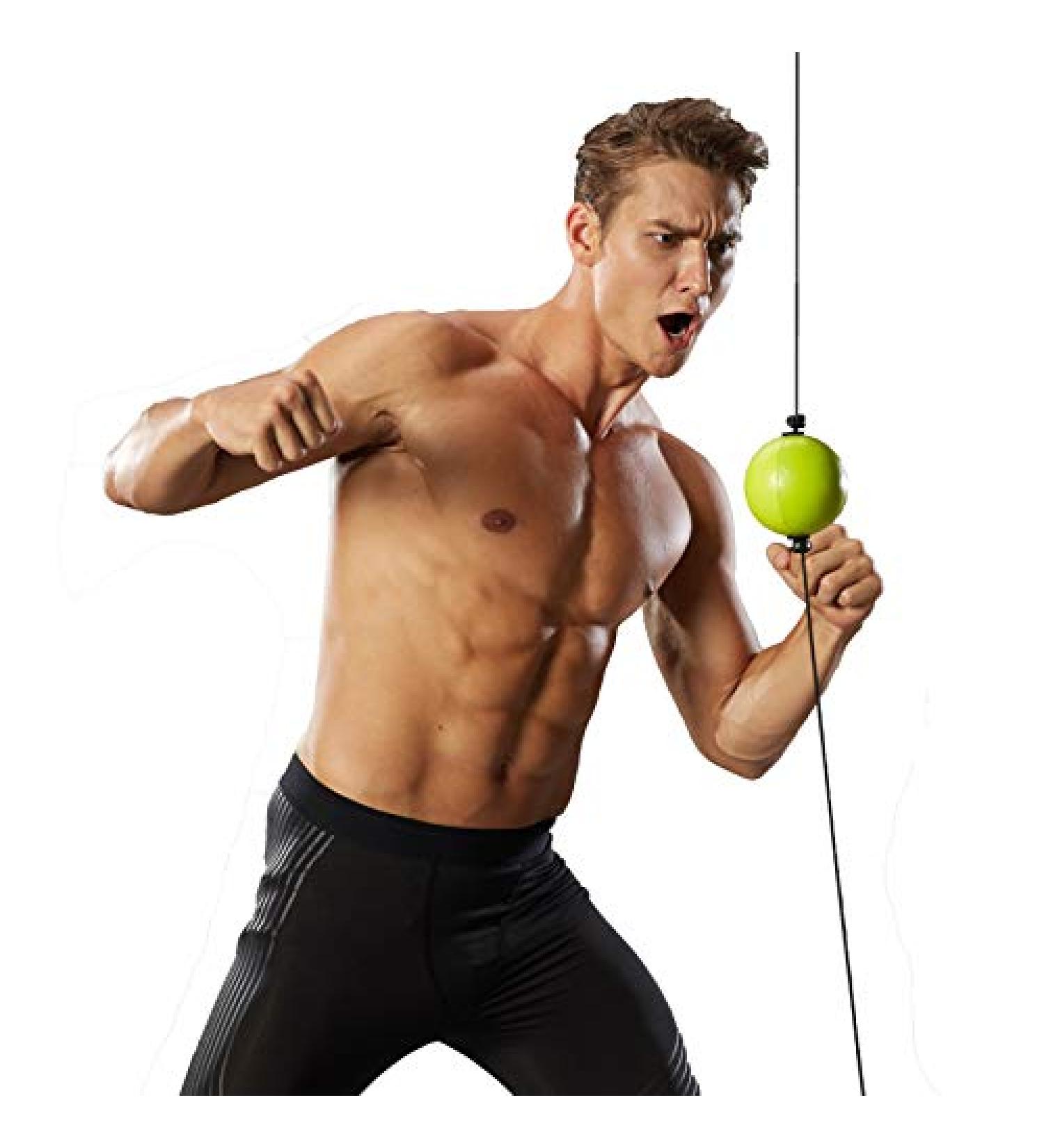 Adjustable Height Boxing Reflex Ball for Speed and Reaction Training - Buy Online on GoSupps.com