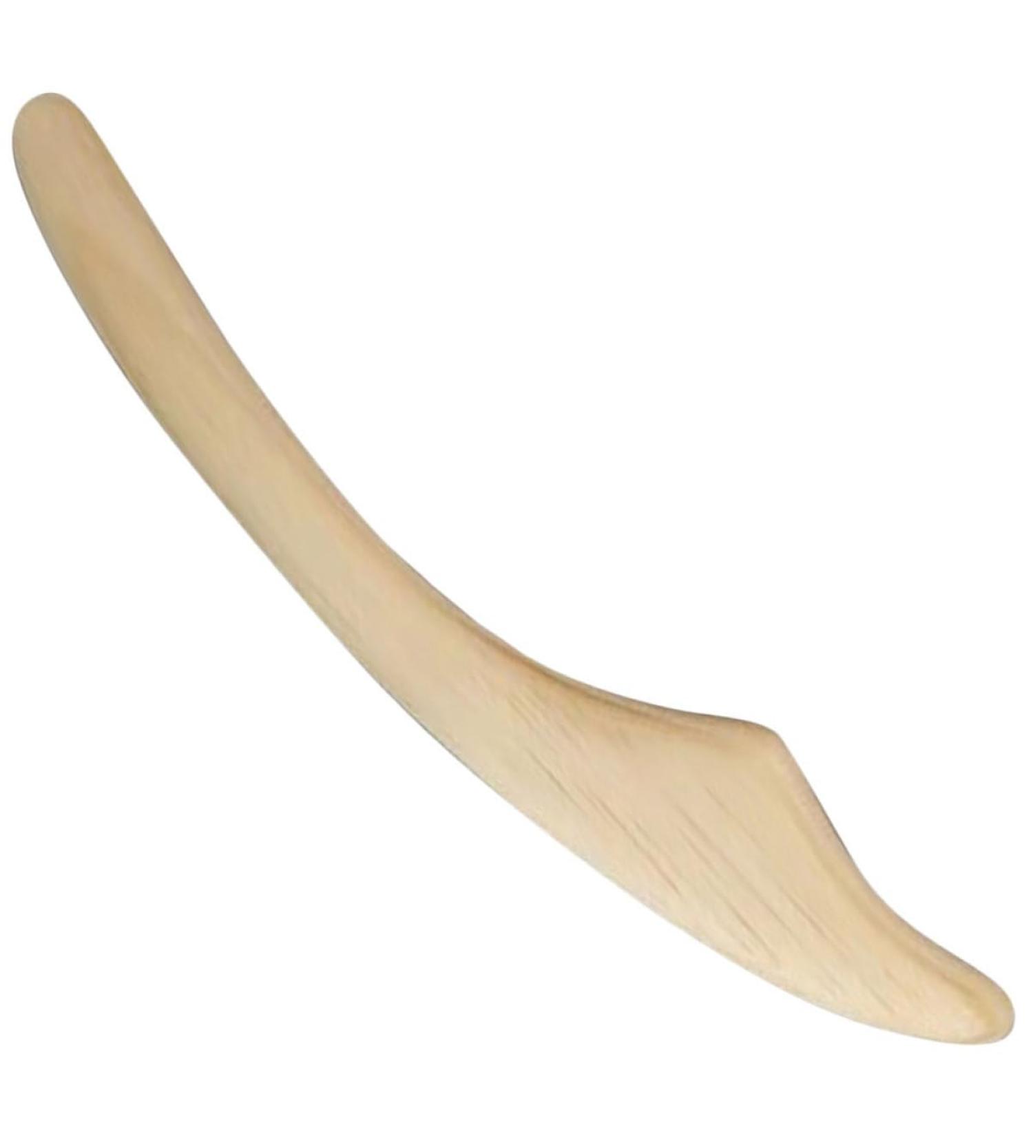 Wooden Gua Sha Stick for Massage - Enhance Neck & Shoulder Relief | Acupuncture Tool for Women - Body Shape Trigger Point Wand - Buy Online on GoSupps.com