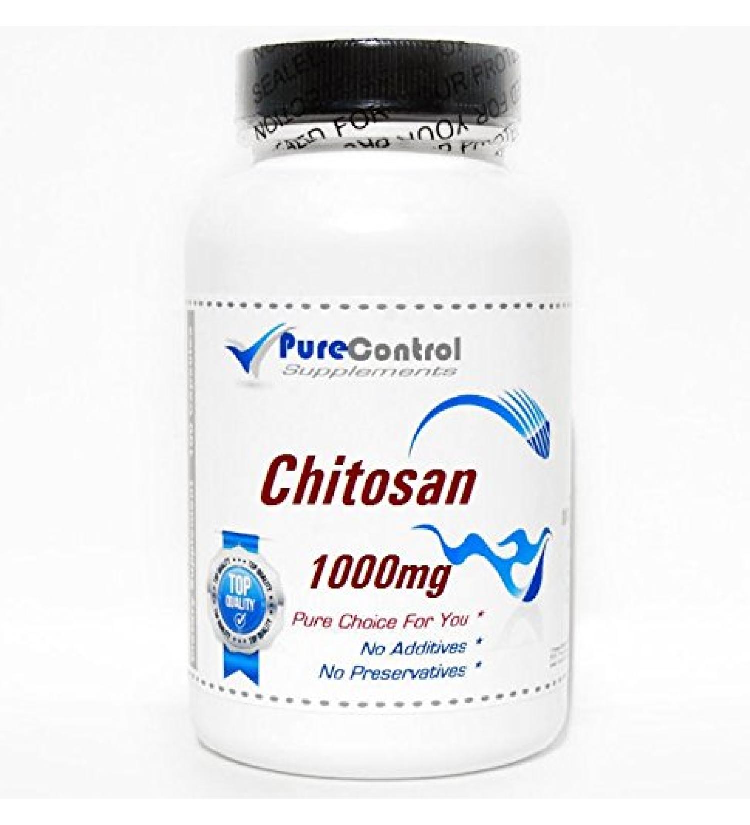 Chitosan 1000mg // 180 Capsules // Pure // by PureControl Supplements