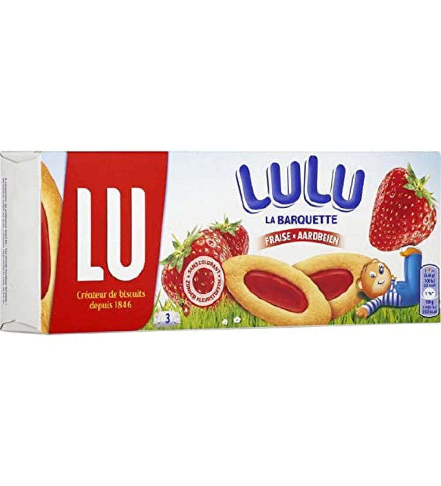 LU Lulu La Tray Strawberry 120g (Pack of 6)