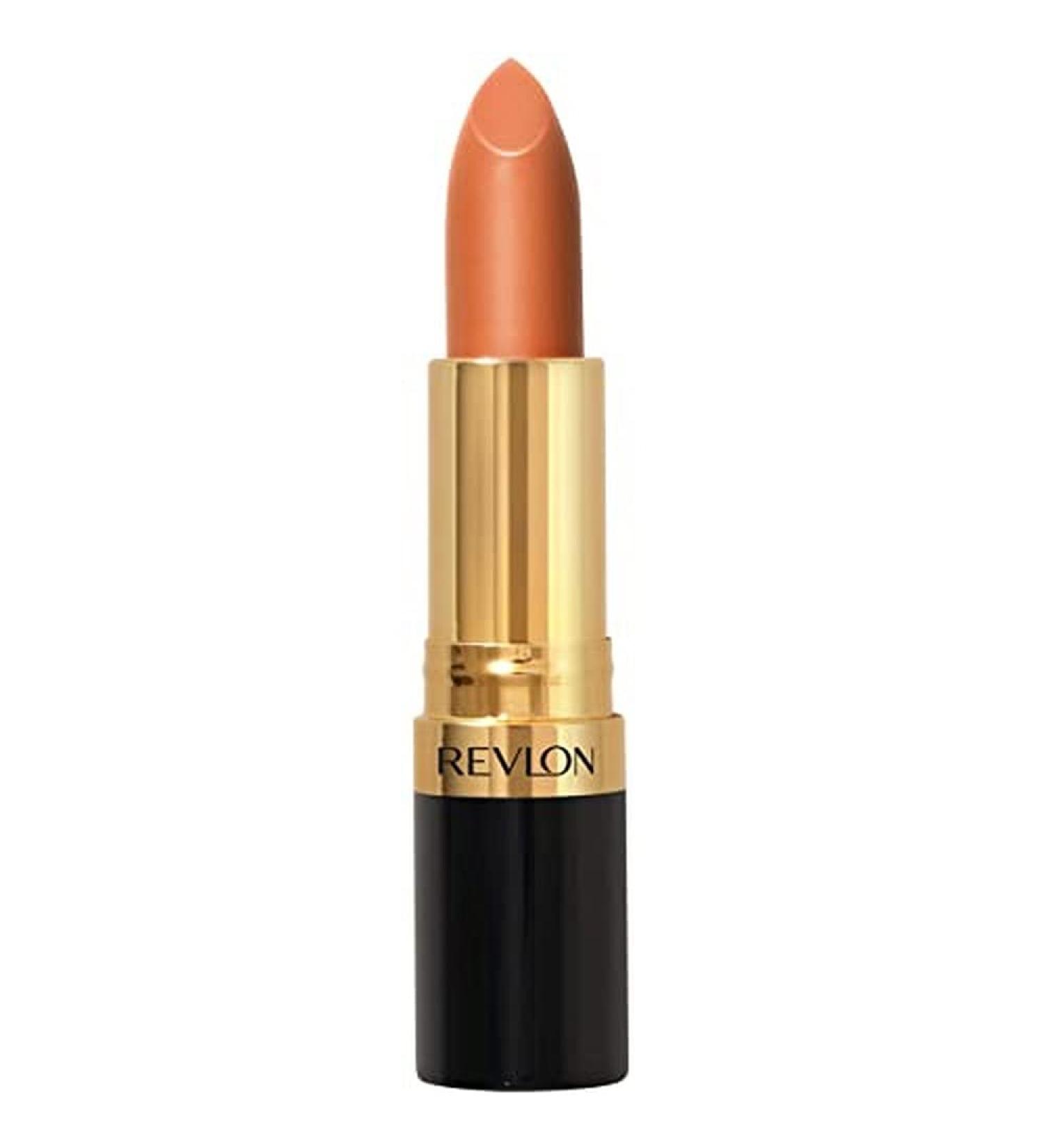 Revlon Super Lustrous Lipstick in Apricot Fantasy (120) - Moisturizing Lipcolor with Vitamin E and Avocado Oil - Buy Online on GoSupps.com
