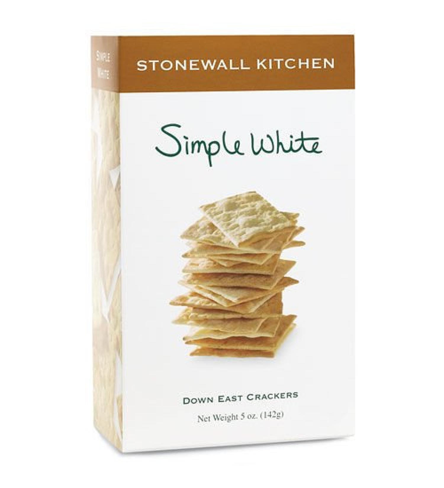 Stonewall Kitchen Simple White Crackers - 5 oz | Delicious Snack for Every Occasion - Buy Online on GoSupps.com