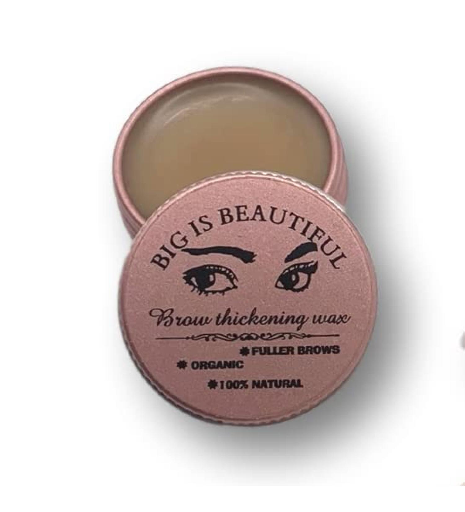 Organic Natural Eyebrow and Eyelash Re-Growth Wax with Castor Oil for Hair Thickening and Growth - Great Brow Wax Primer - Buy Online on GoSupps.com