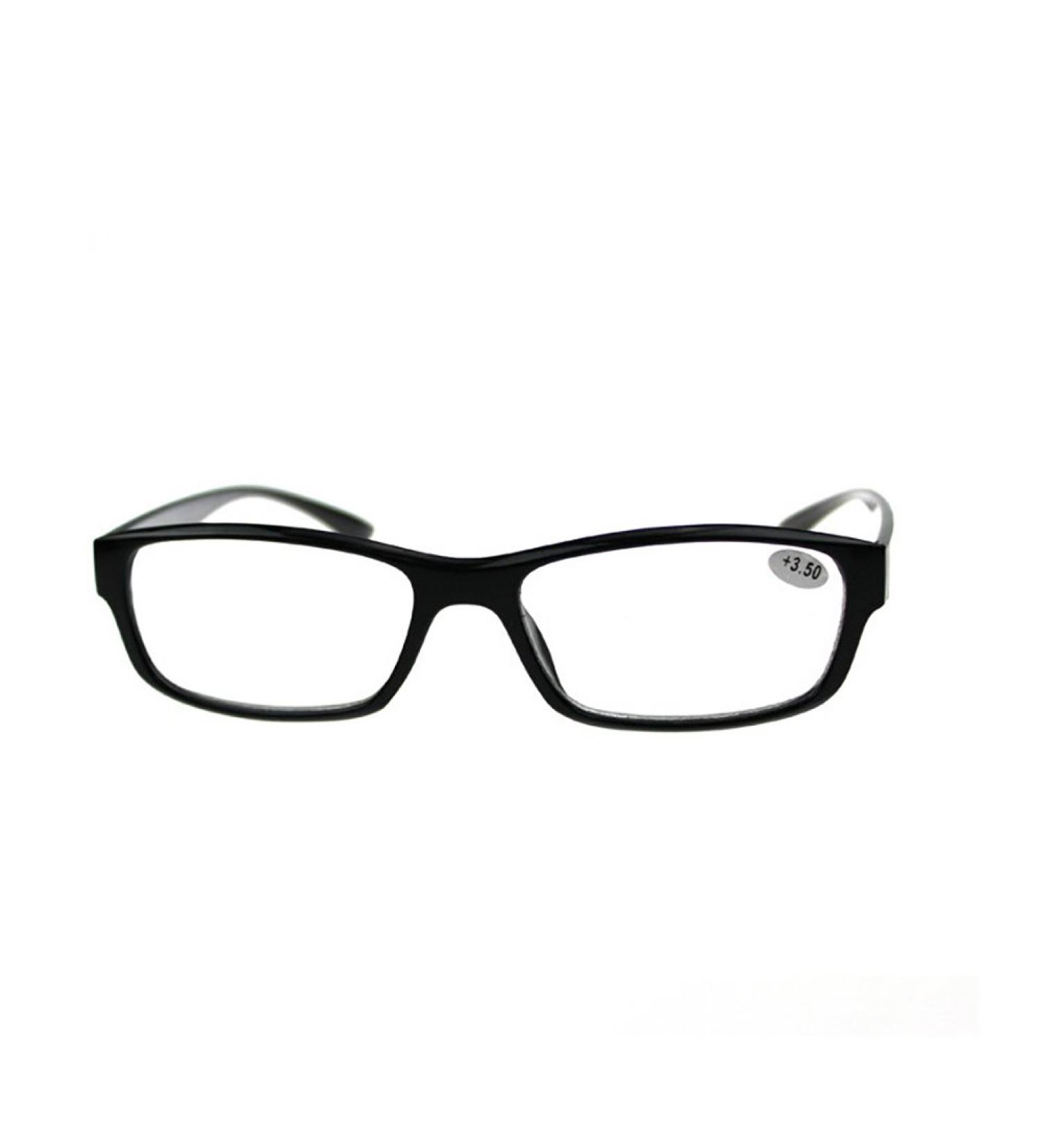 WFZ17 Reading Glasses for Elderly | Ultra Light Unisex +1.0 Black Resin Frame - Buy Online on GoSupps.com