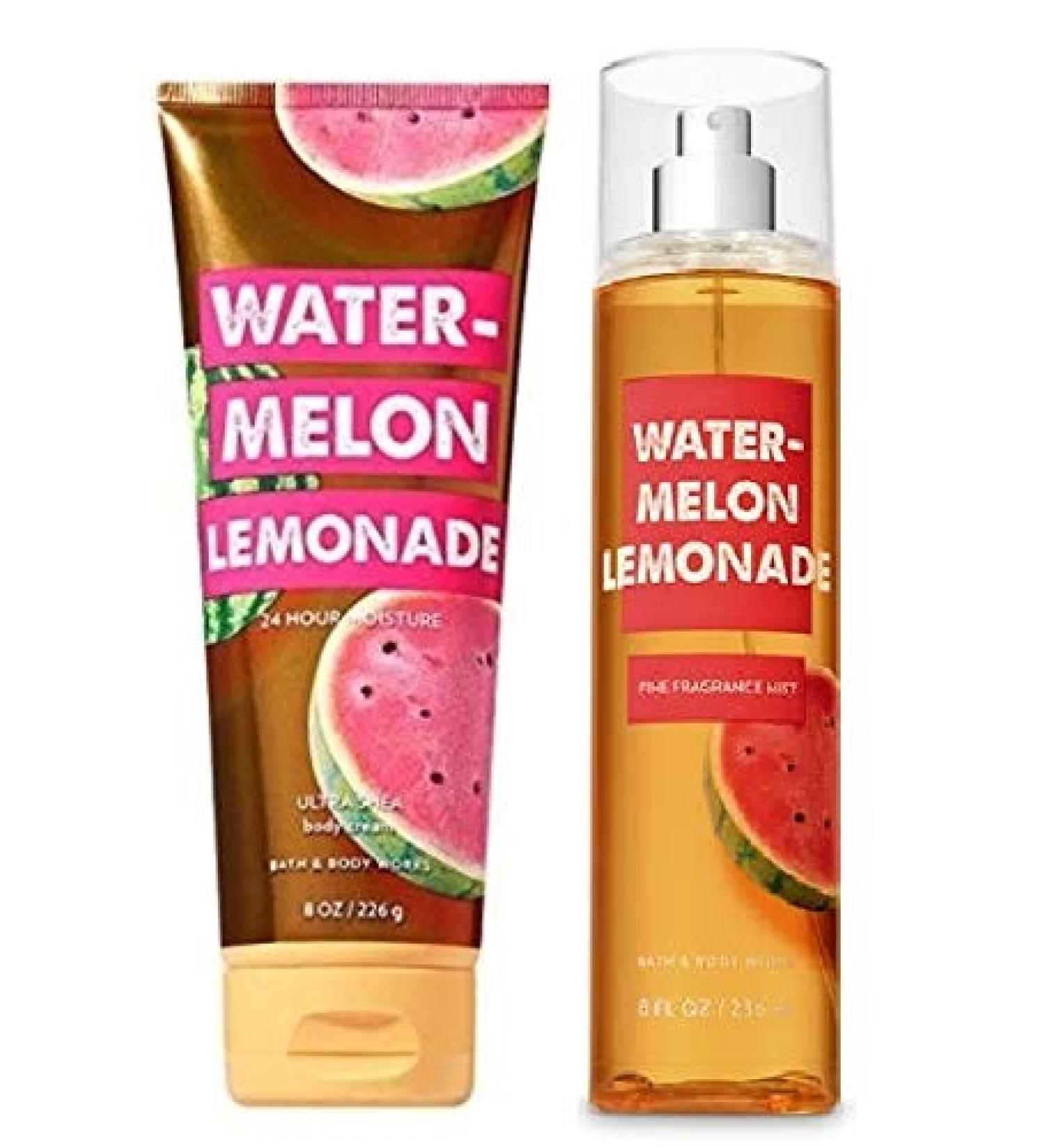 Bath & Body Works Watermelon Lemonade Duo Gift Set - Body Cream & Mist - Buy Online on GoSupps.com