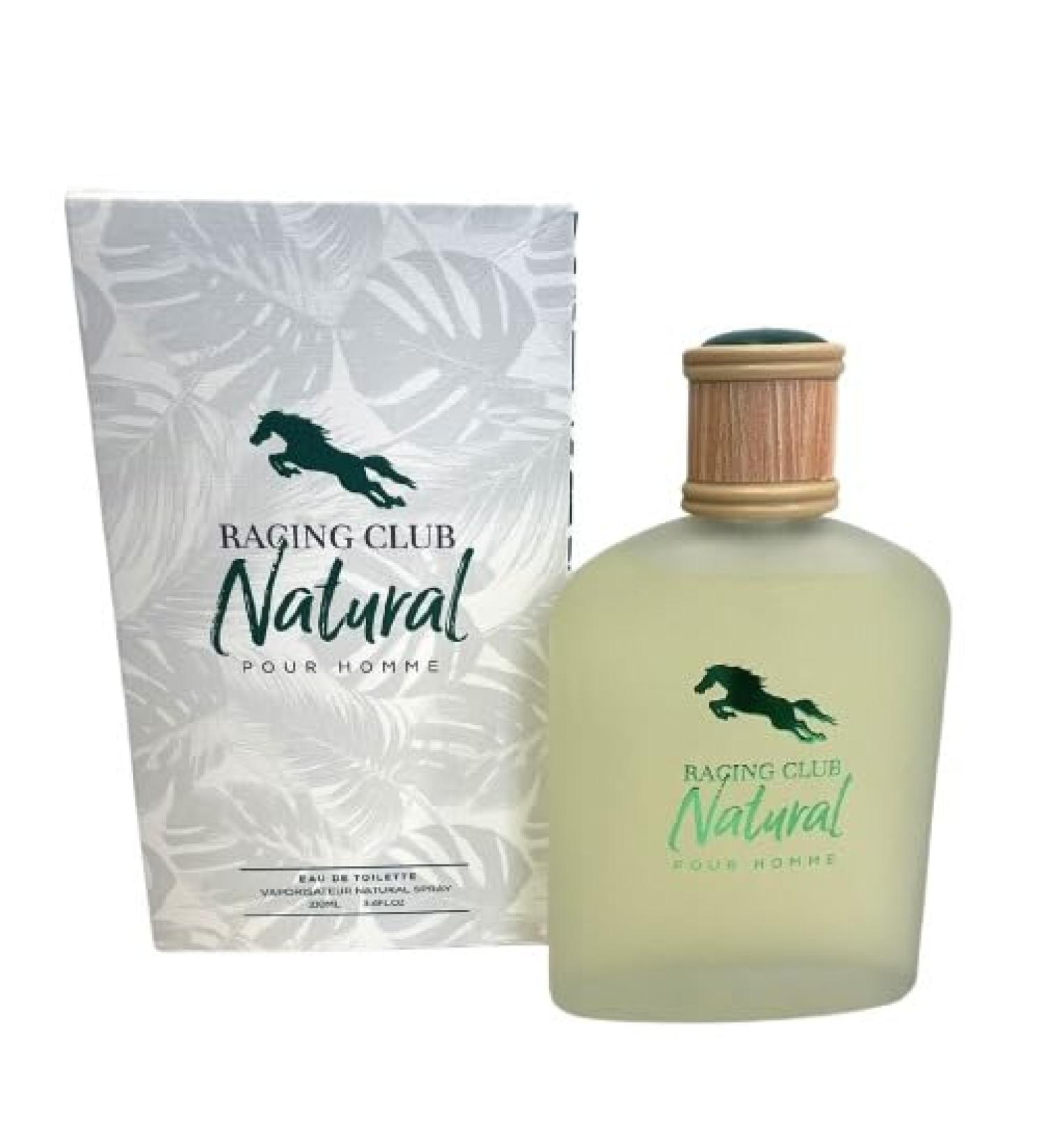 RACING CLUB NATURAL designer 3.4 oz EDT Eau de Toilette Fresh Woody fragrance for men. - Buy Online on GoSupps.com