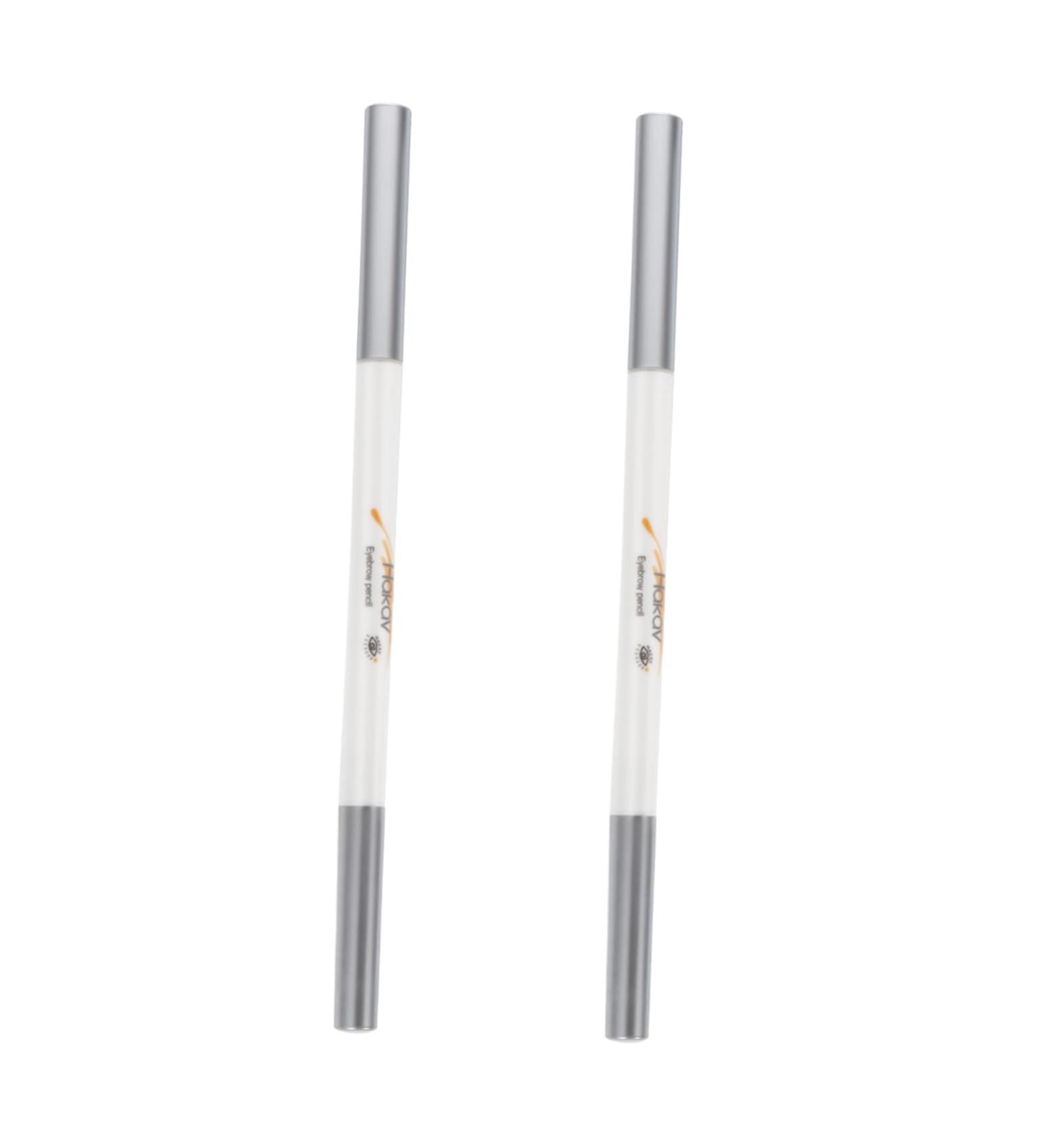HAPINARY 2pcs Eyebrow Pencil Brown Waterproof Brow Pencil Eyebrow Makeup Pen Brow Pen Brush - Buy Online on GoSupps.com