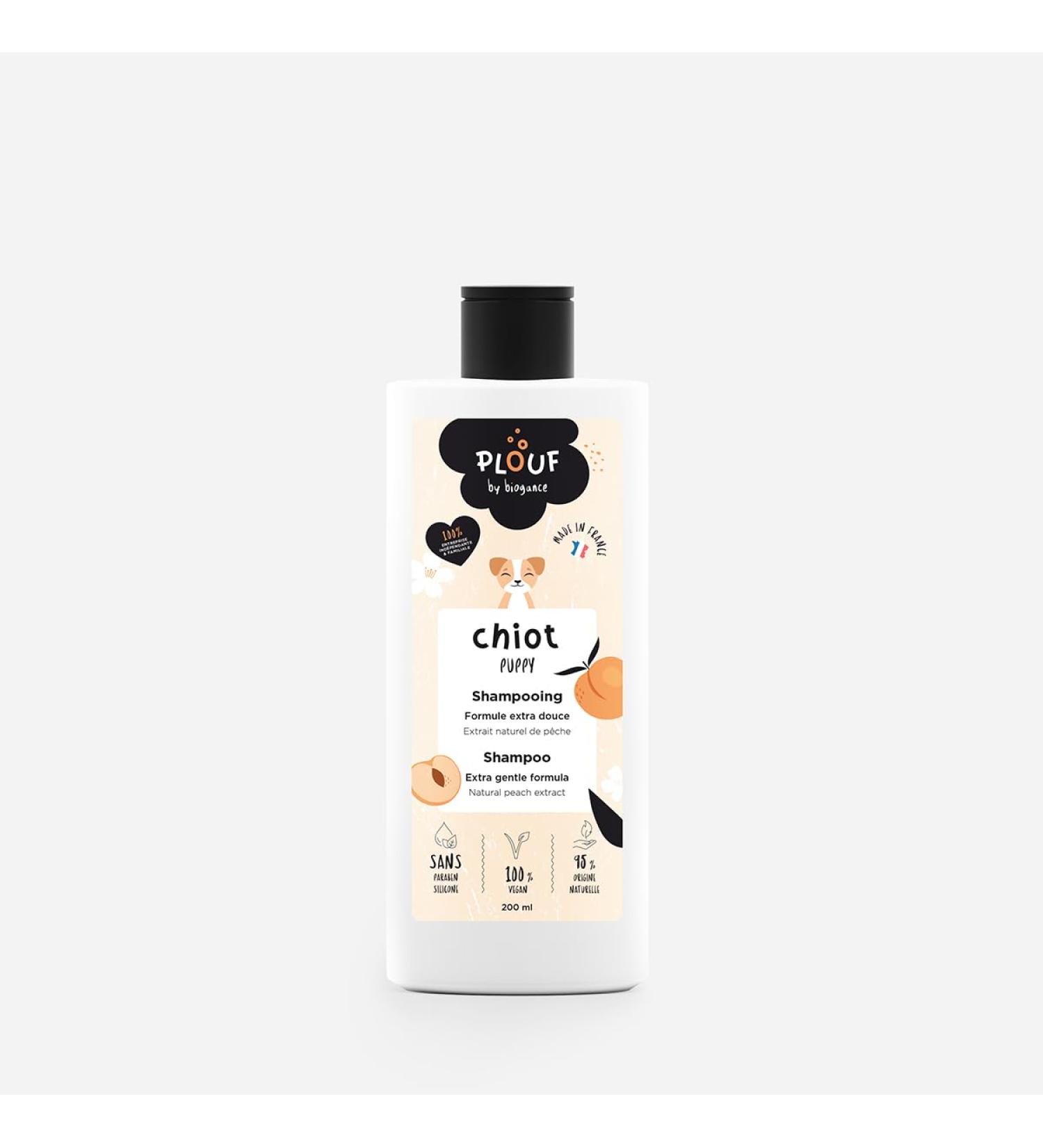 Biogance PLOUF - Scented Puppy Shampoo Paraben Free and Natural Ingredient Silicone 200 ml