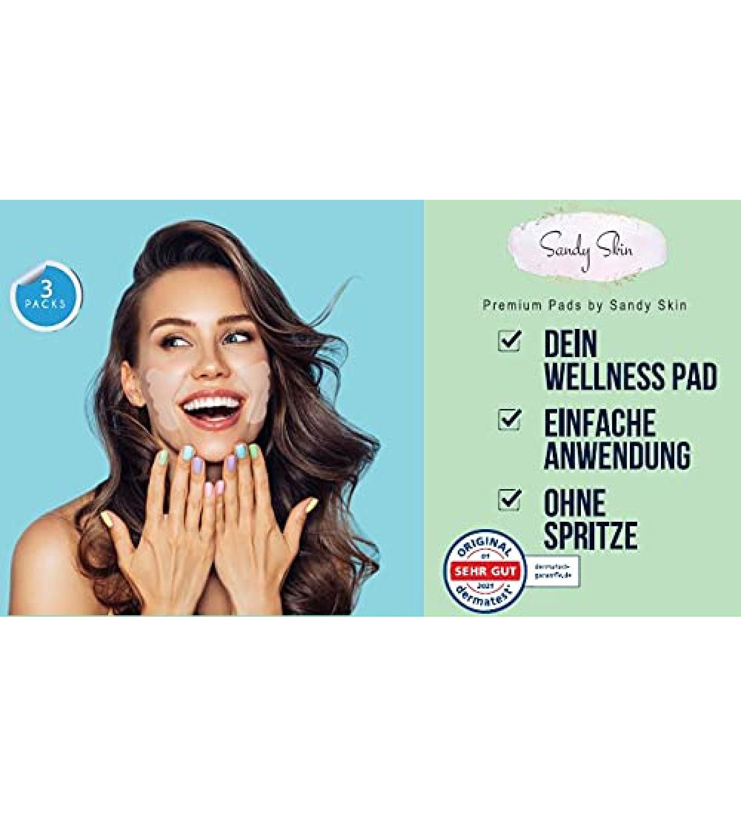 2in1 Sandy Skin Reusable Cheek Folds Pads & Free Eye Pads | Anti-Fold Solution for Face & Eyes | Global Shipping - Buy Online on GoSupps.com