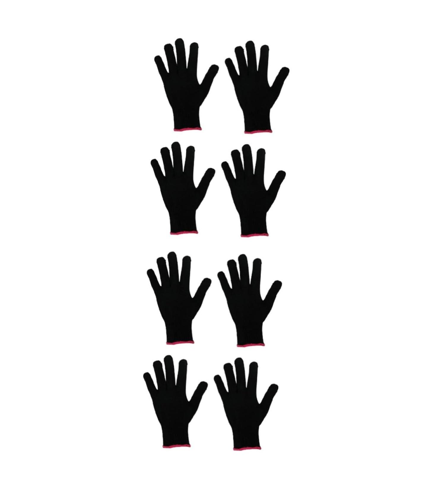 2 Sets 4pcs Silicone Mitts Bumps Heat Glove Silicone Bumps Heat Proof Glove Hairdressing Tool Powder As Shownx2pcs 21.5X12.2 cmx2pcs - Buy Online on GoSupps.com