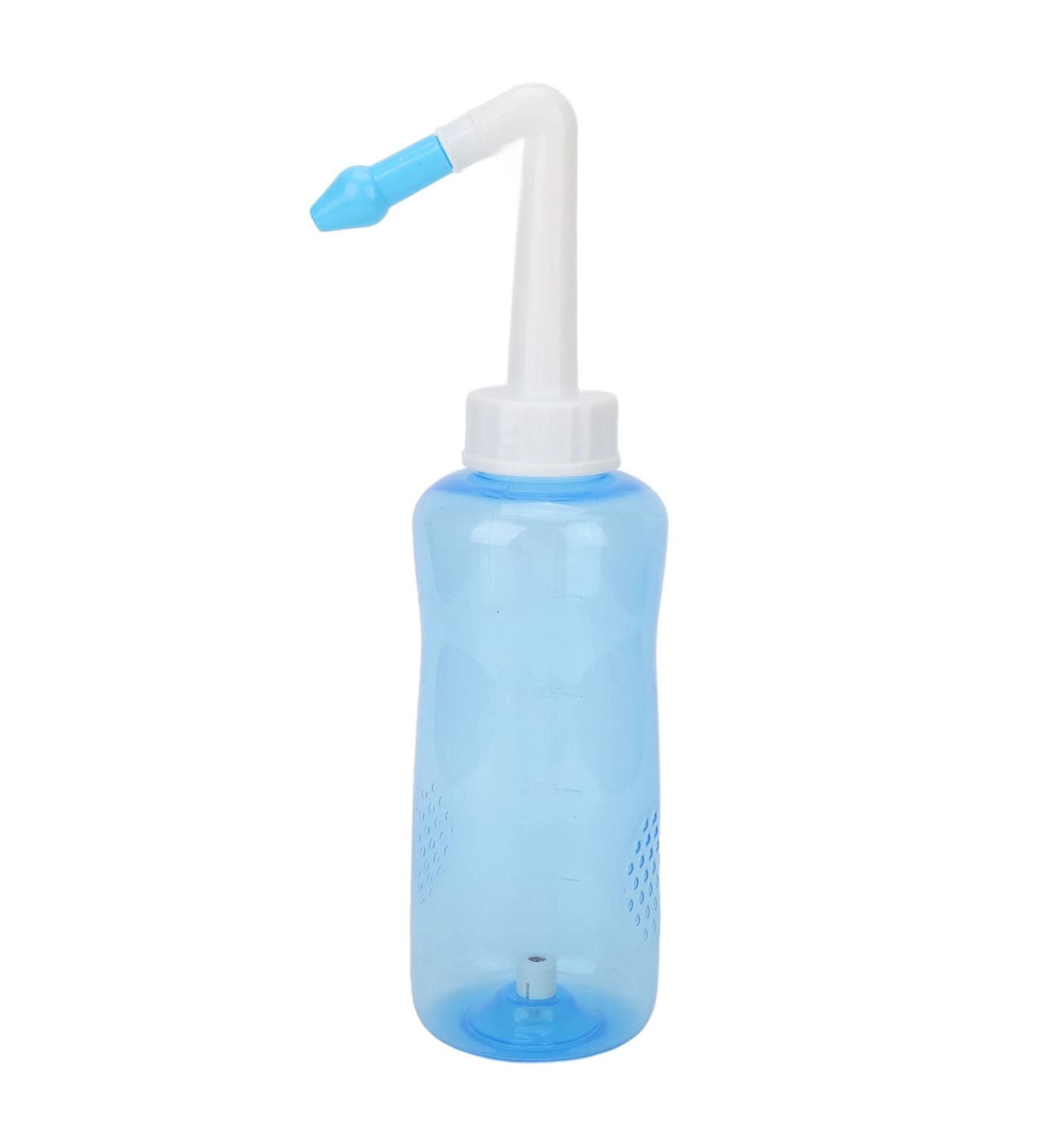 Nose Wash Bottle with 2 Nozzles 500ml - Nasal Cleansing for Adults & Kids - Buy Online on GoSupps.com